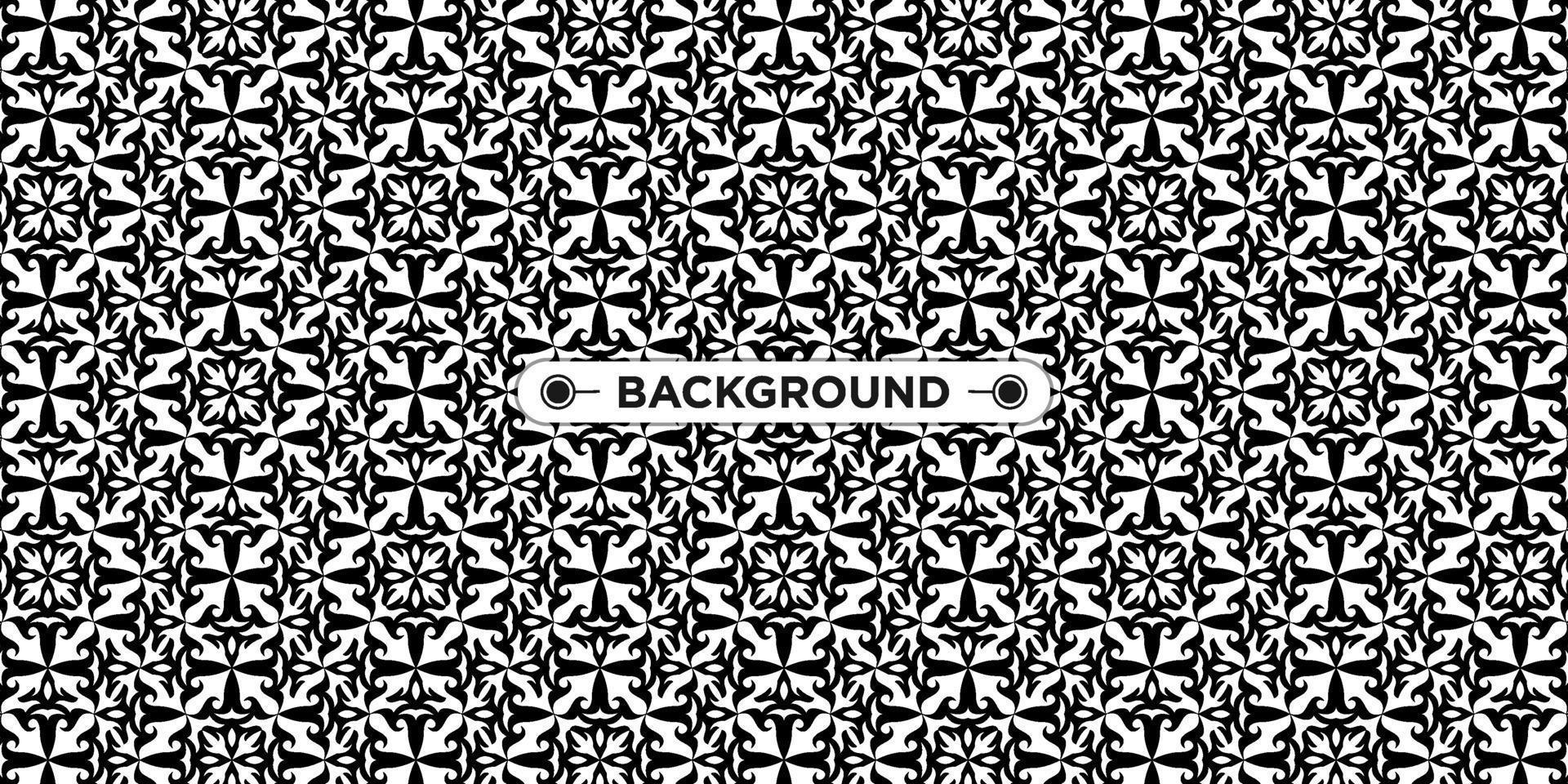 background pattern seamless ethnic geometric black and white vector