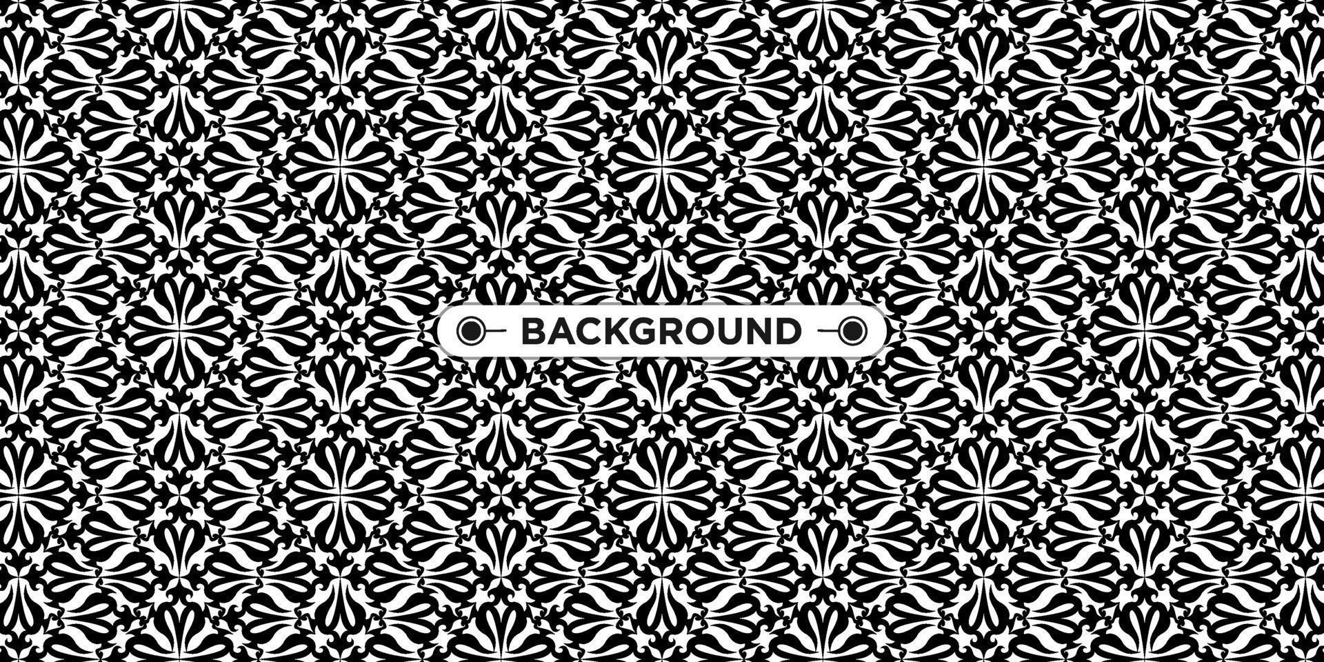 background pattern seamless ethnic geometric black and white vector