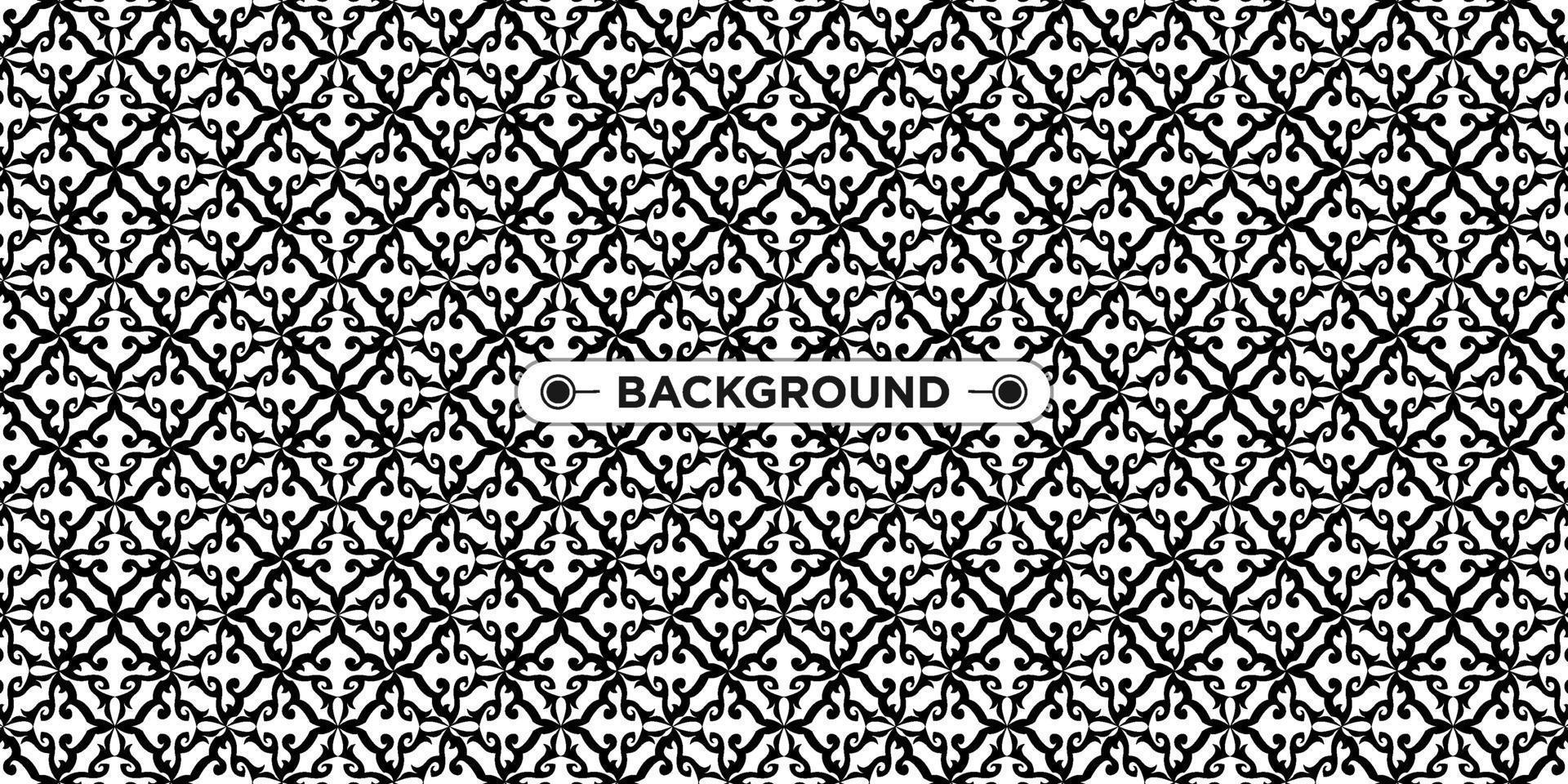 background pattern seamless ethnic geometric black and white vector