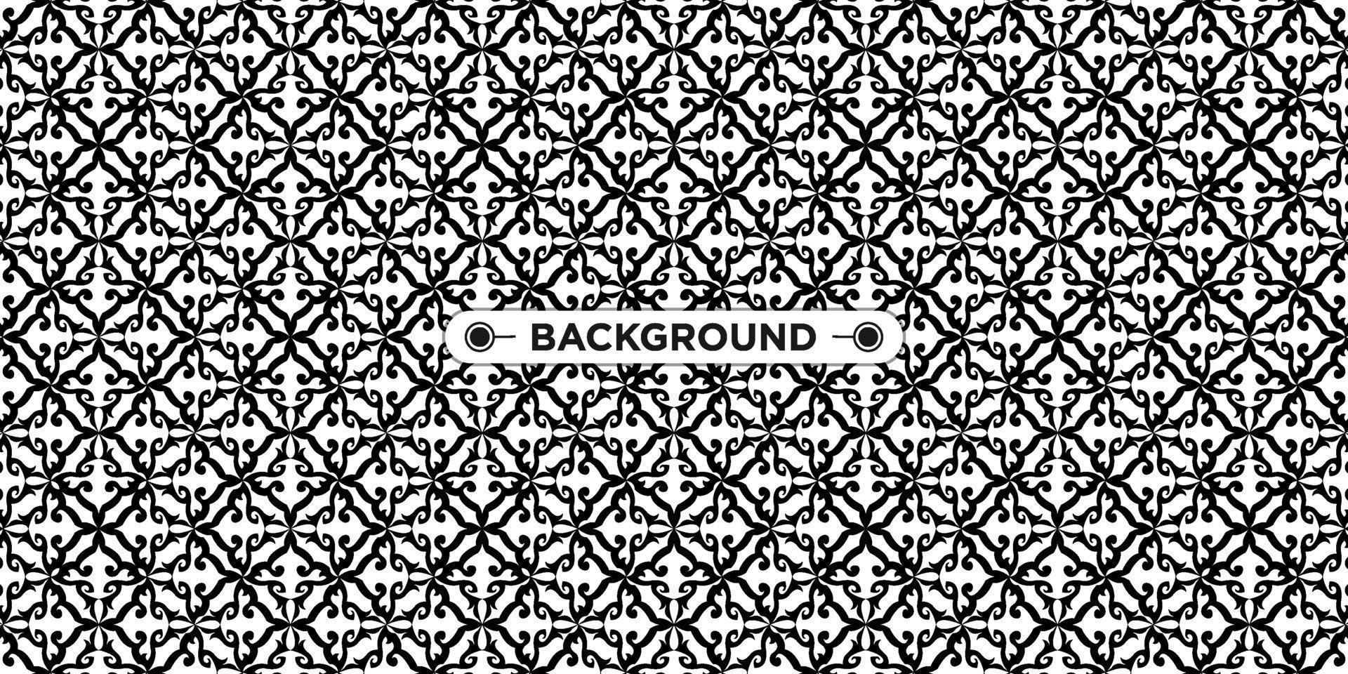 background pattern seamless ethnic geometric black and white vector