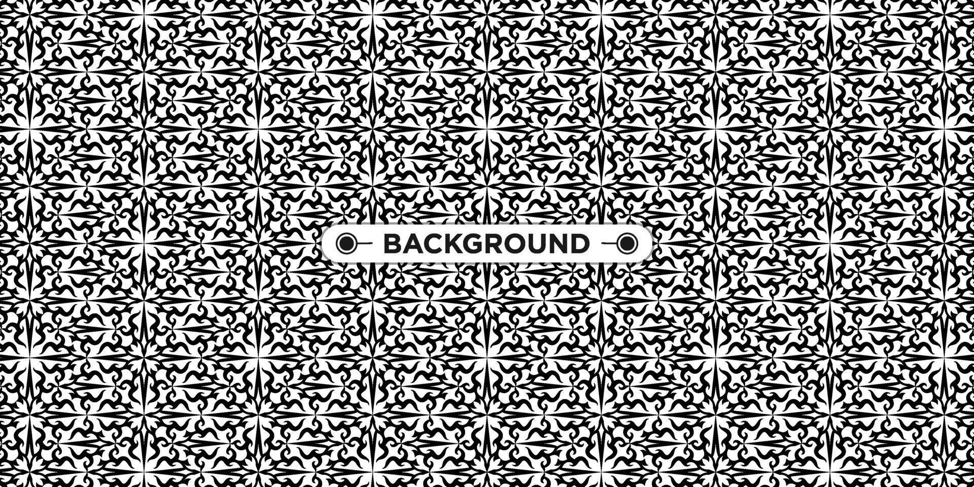 background pattern seamless ethnic geometric black and white vector