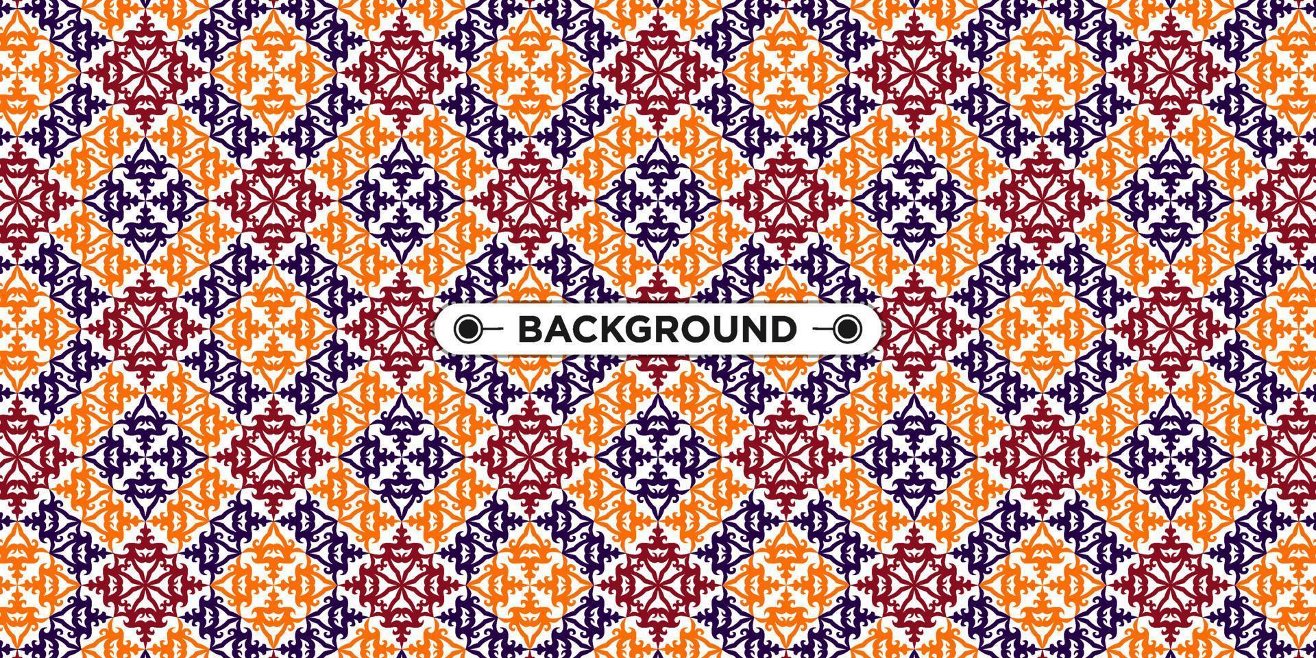 colorful geometric ethnic seamless pattern background vector