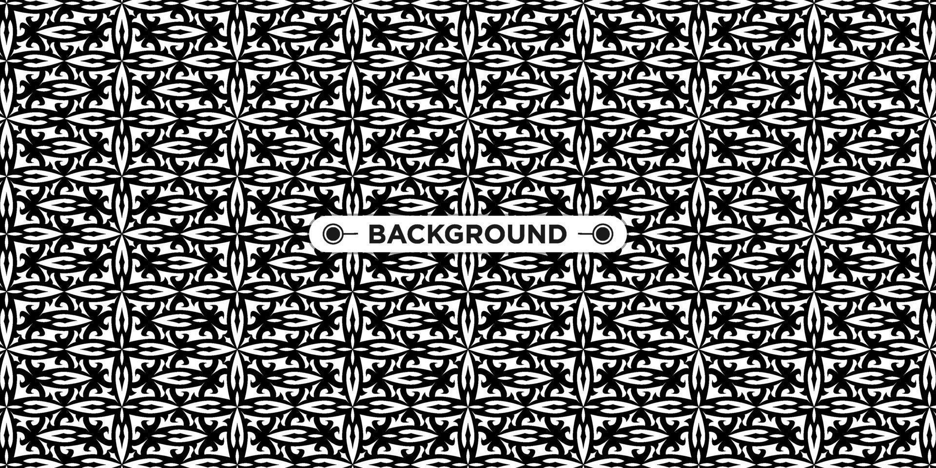 background pattern seamless ethnic geometric black and white vector