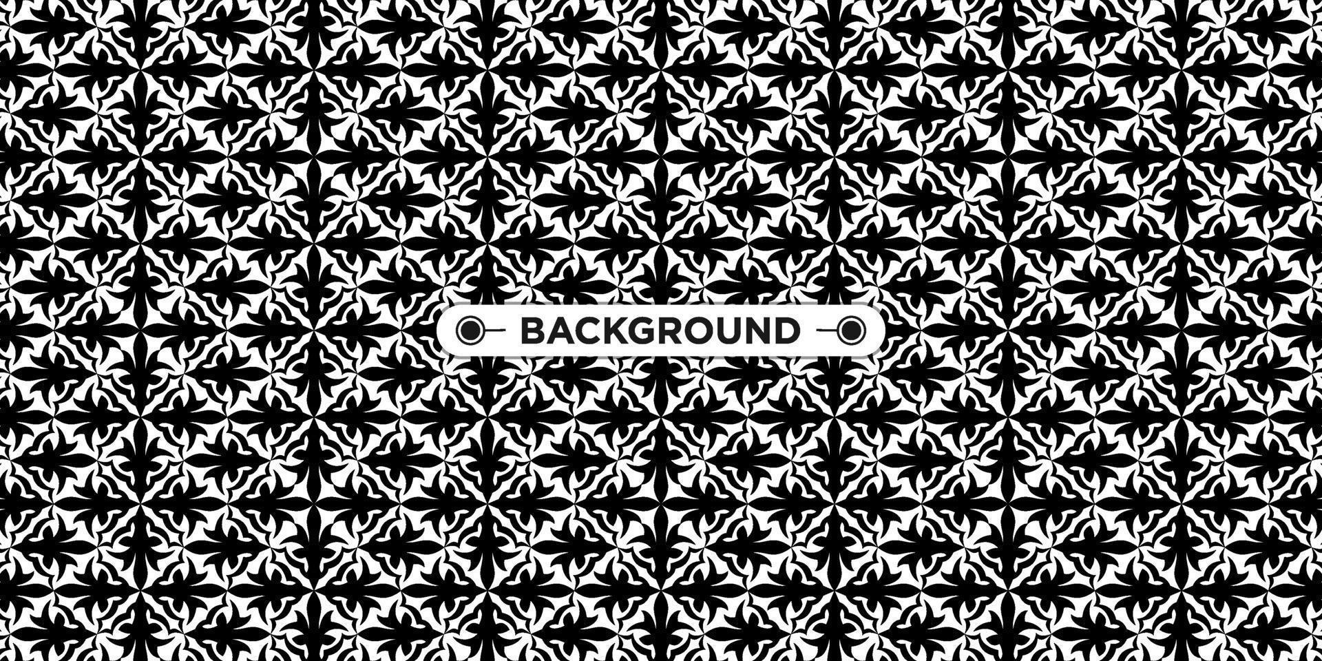background pattern seamless ethnic geometric black and white vector