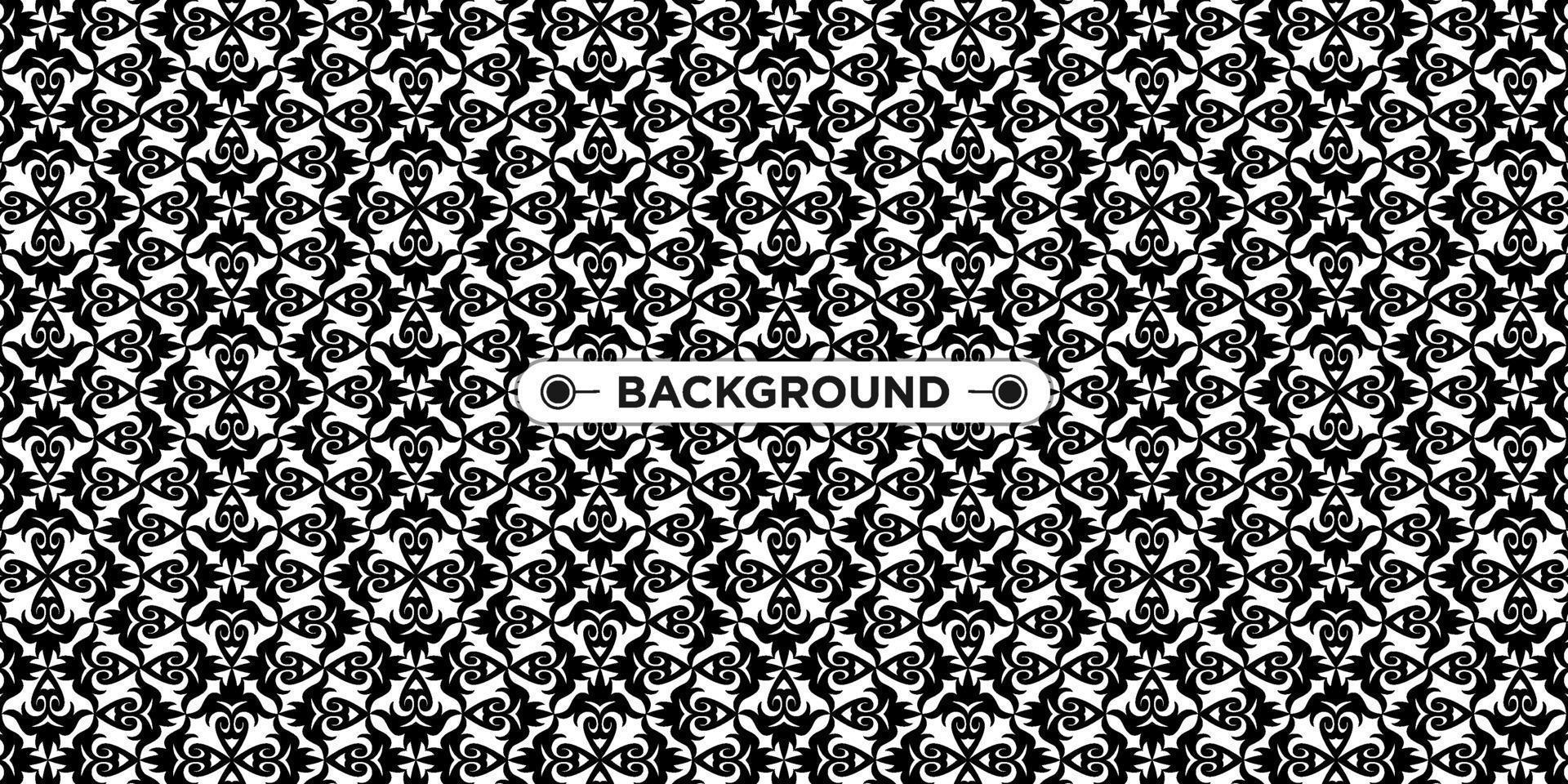 background pattern seamless ethnic geometric black and white vector