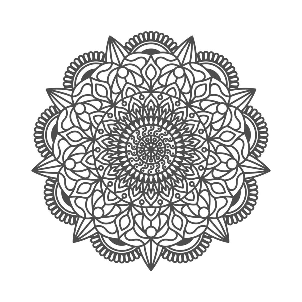 mandala elegante y unico vector