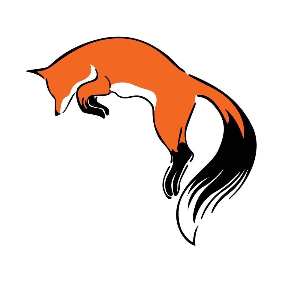 FOX ANIMAL VECTOR ILLUSTRATION