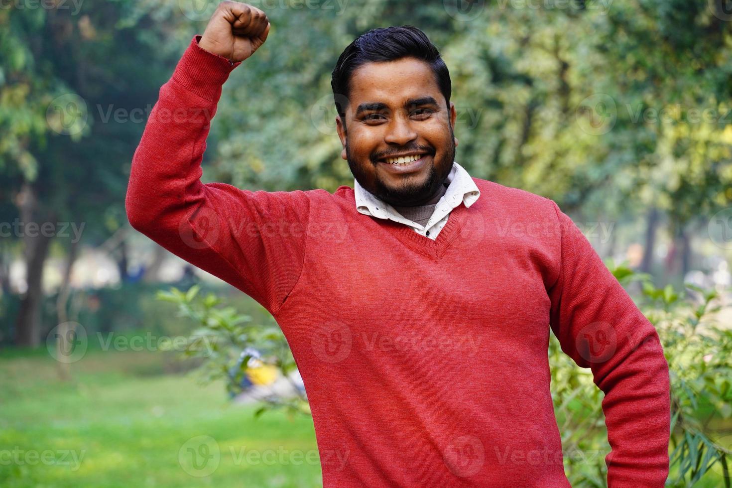 Young Indian man happy images high definition photo