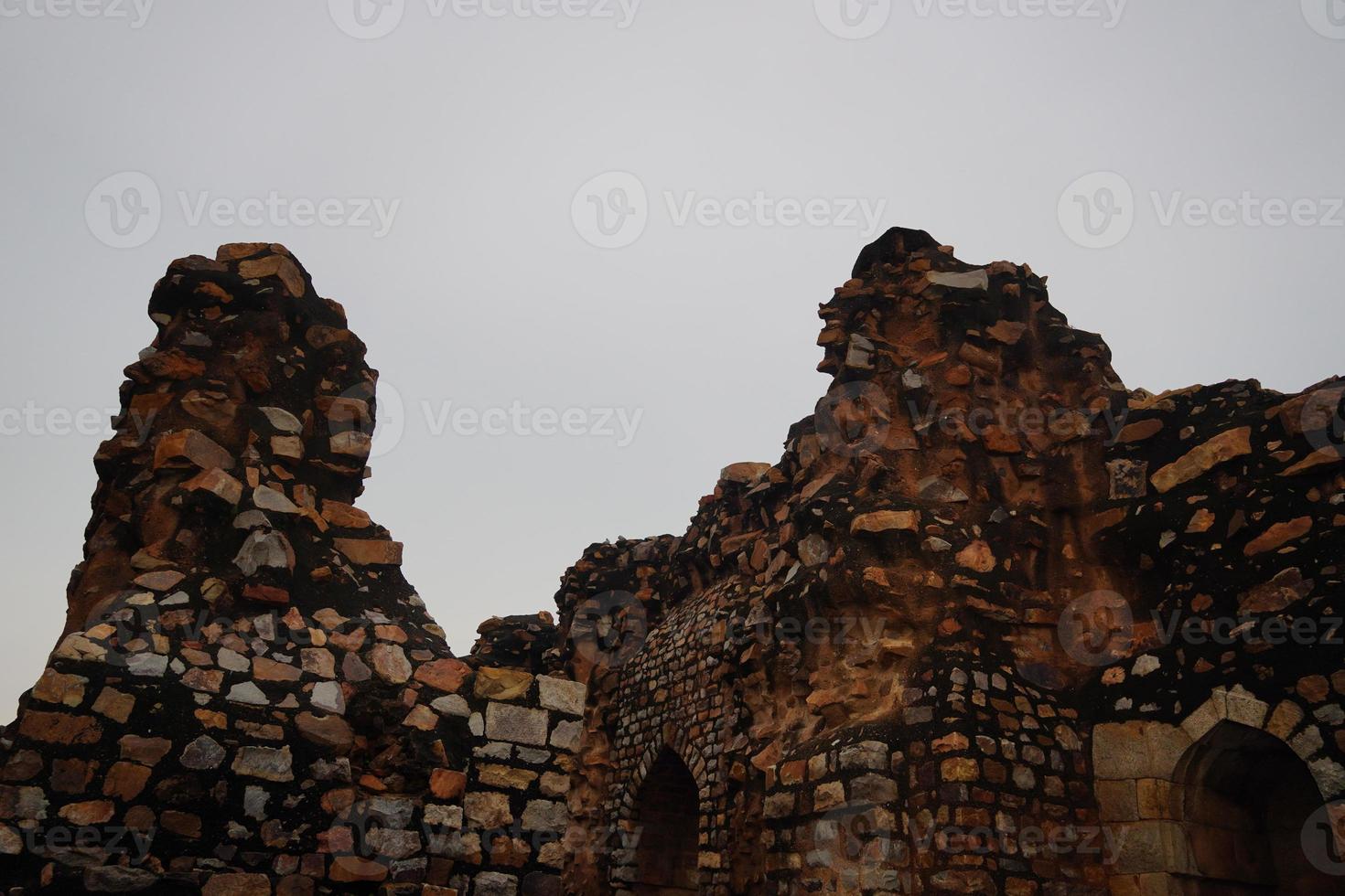 old architecture near qutub minar photo