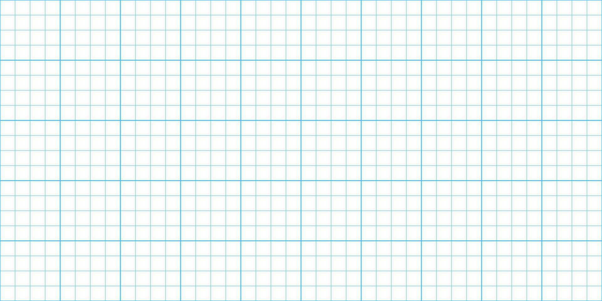 Squared paper seamless pattern for school notebook. Millimeter graph paper grid. Graph 4x4 per inch. Notebook for writing hieroglyphs. Editable stroke. Vector illustration on white background