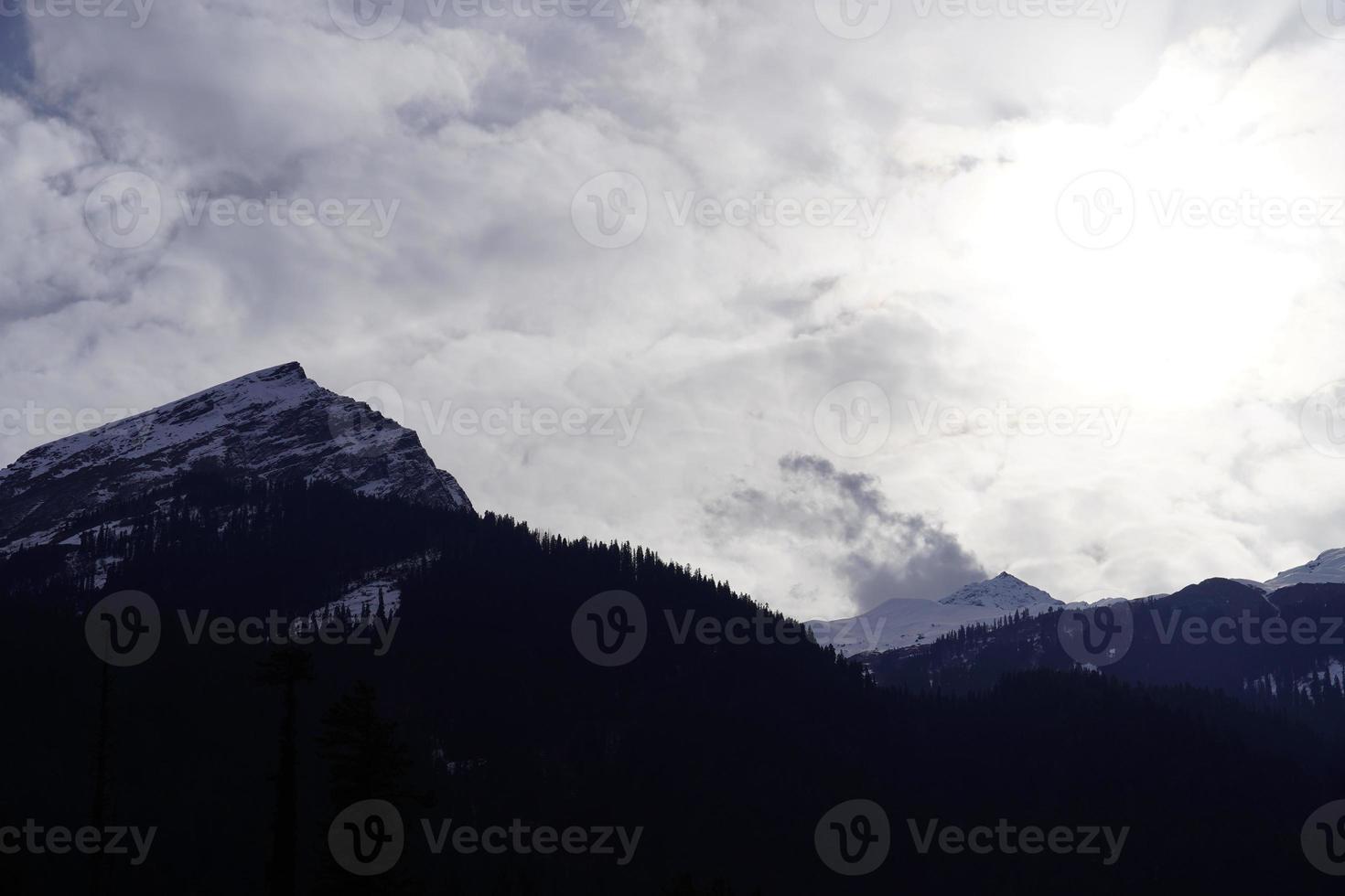 Beautiful mountain images with ice photo