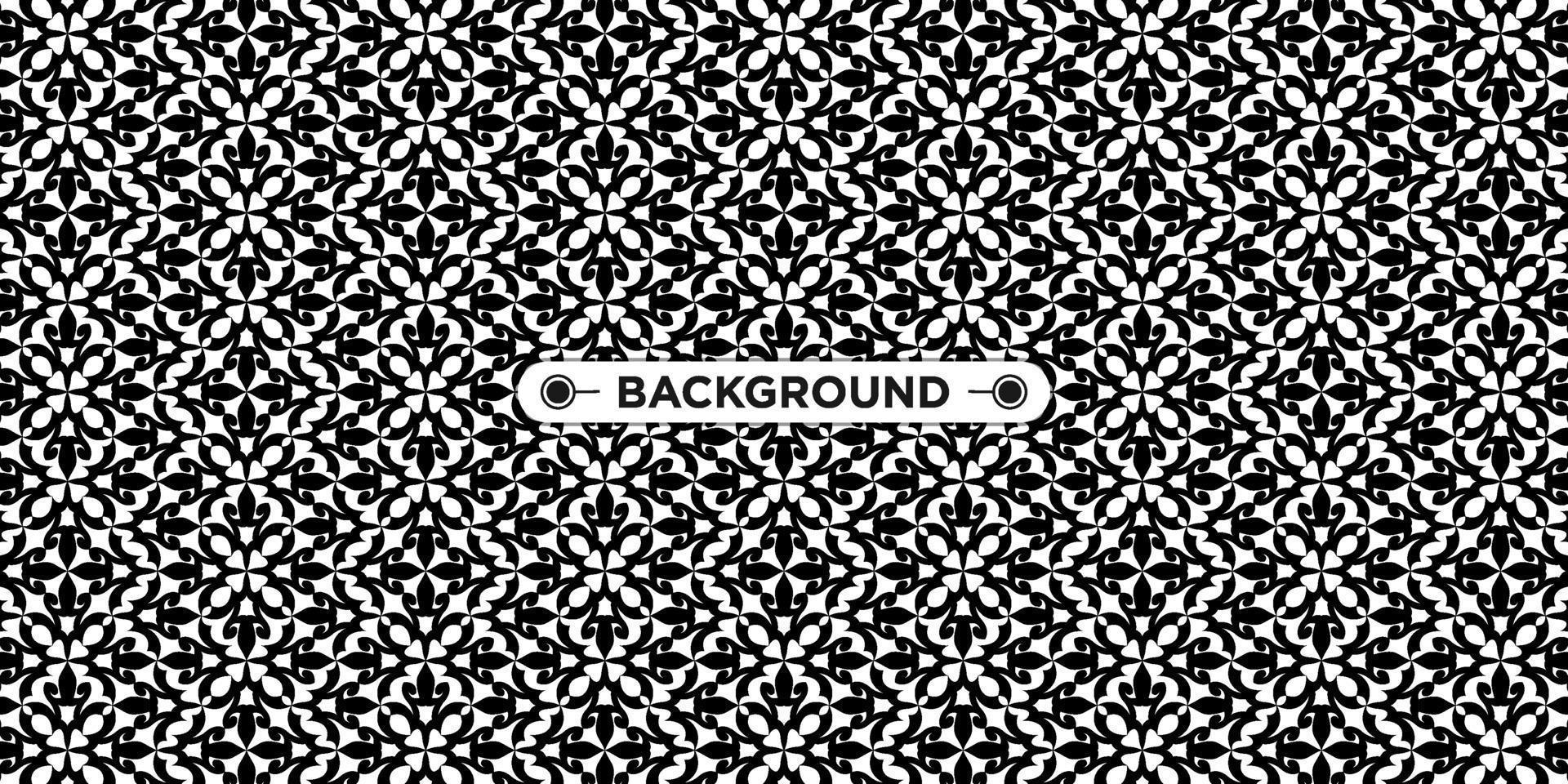 background pattern seamless ethnic geometric black and white vector