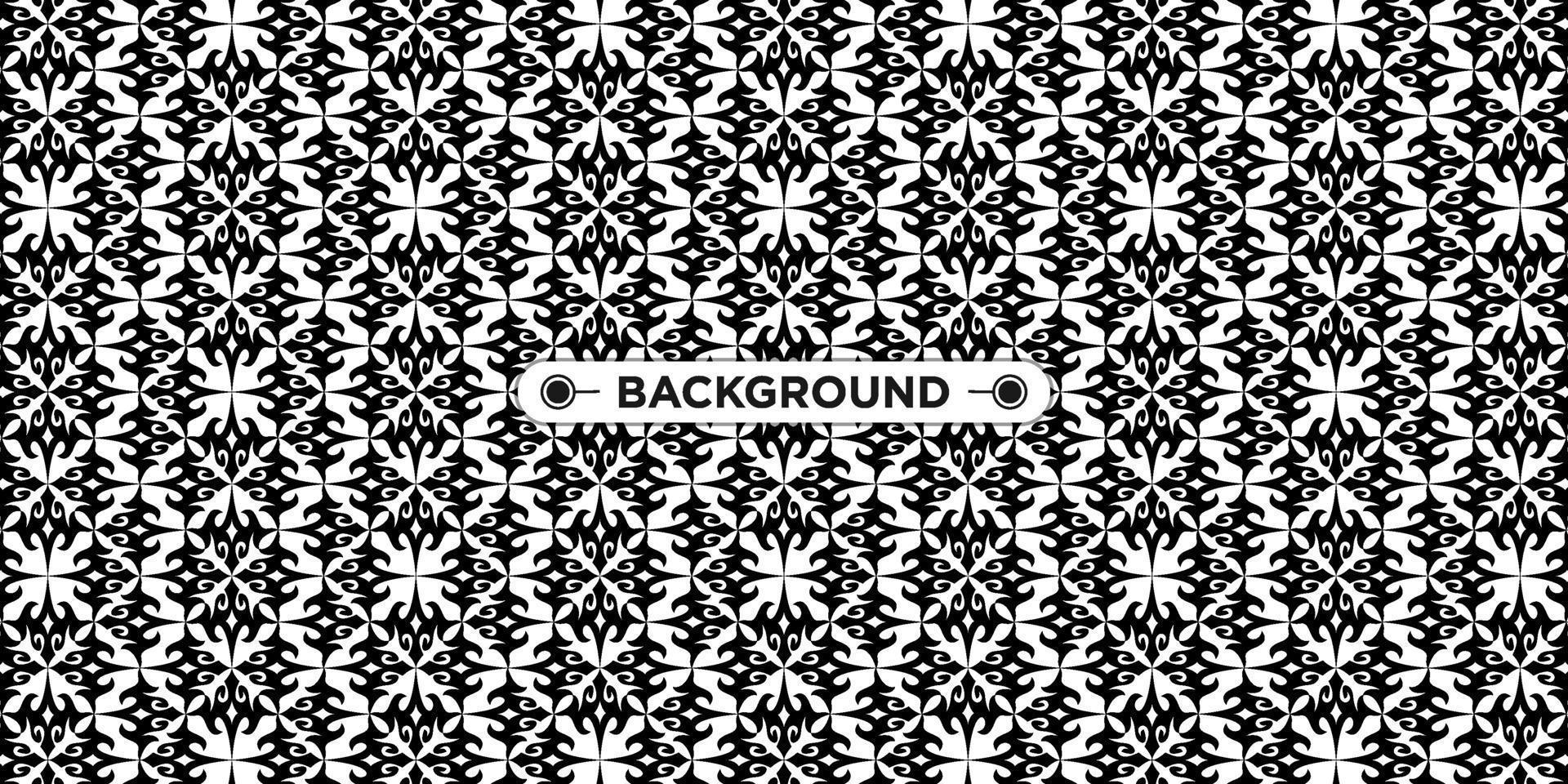 background pattern seamless ethnic geometric black and white vector