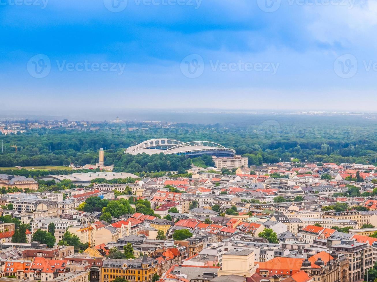 HDR Leipzig aerial view photo