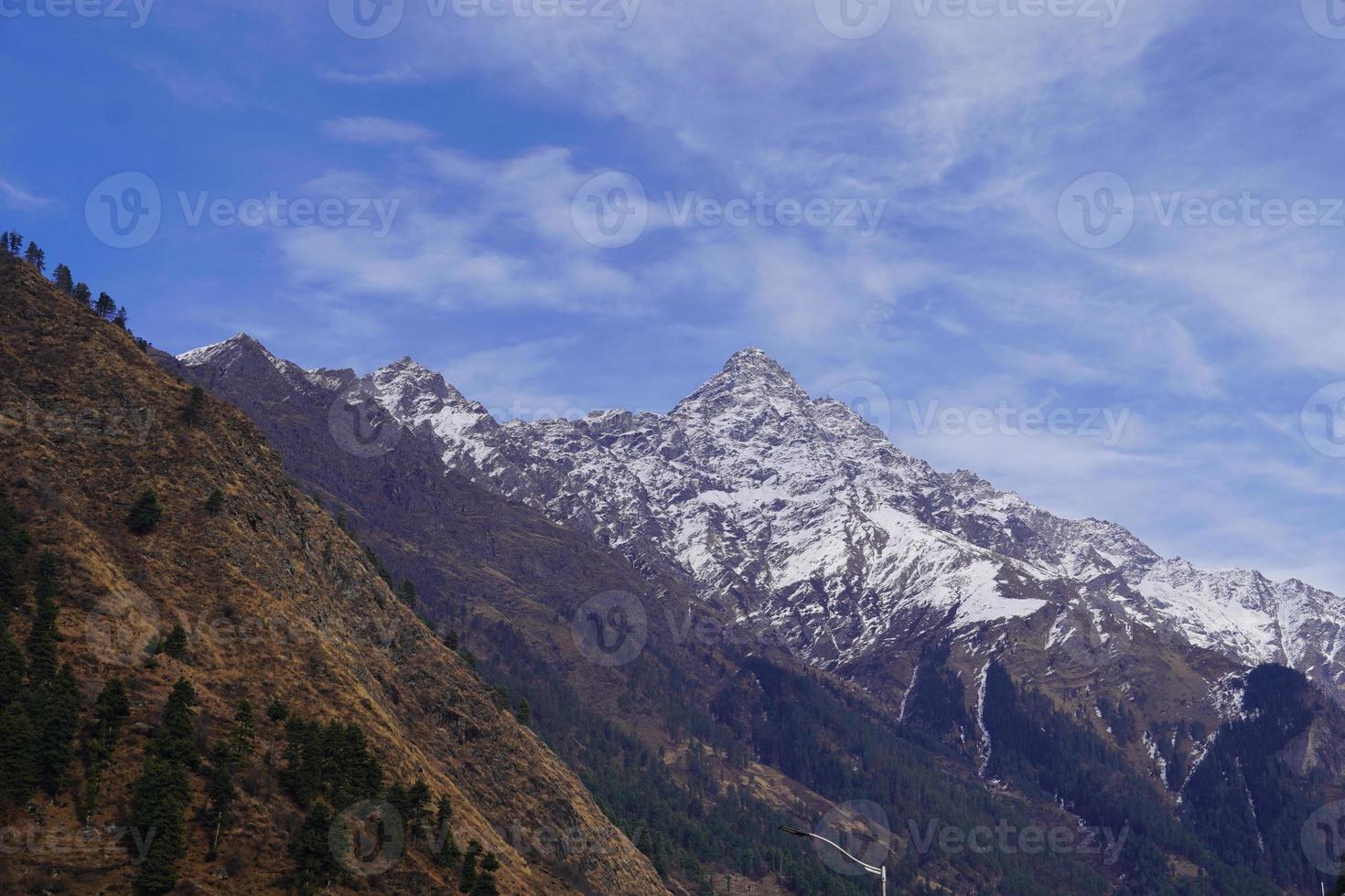 Beautiful mountain images with ice photo