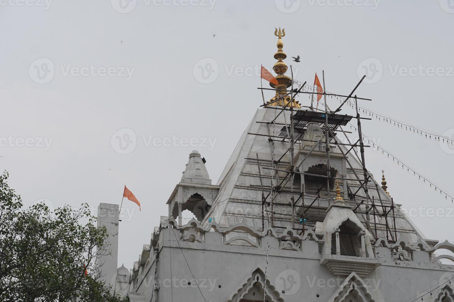 shiv mandir en chandni chowk de delhi foto