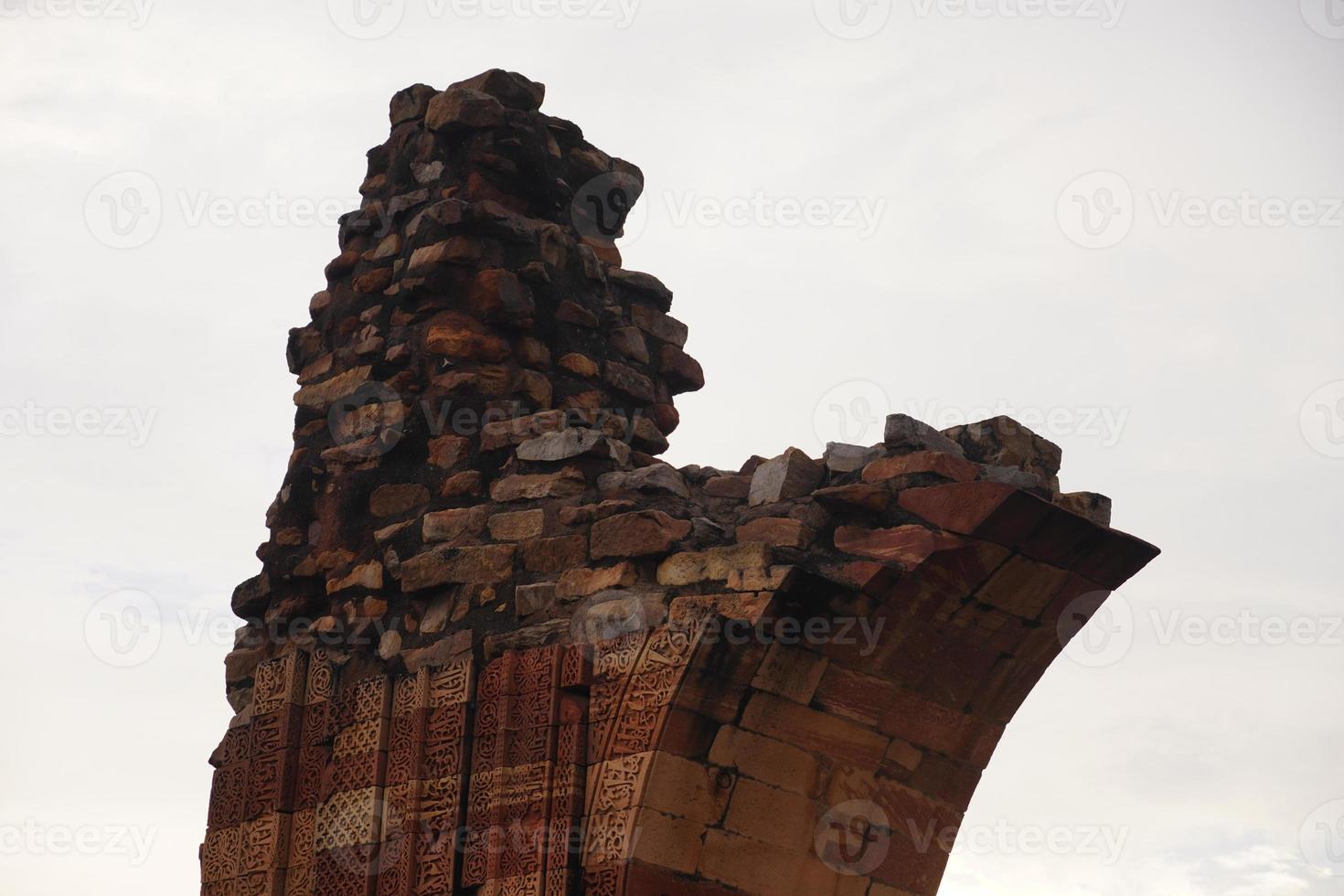 imagen de estructura antigua histórica india al aire libre foto