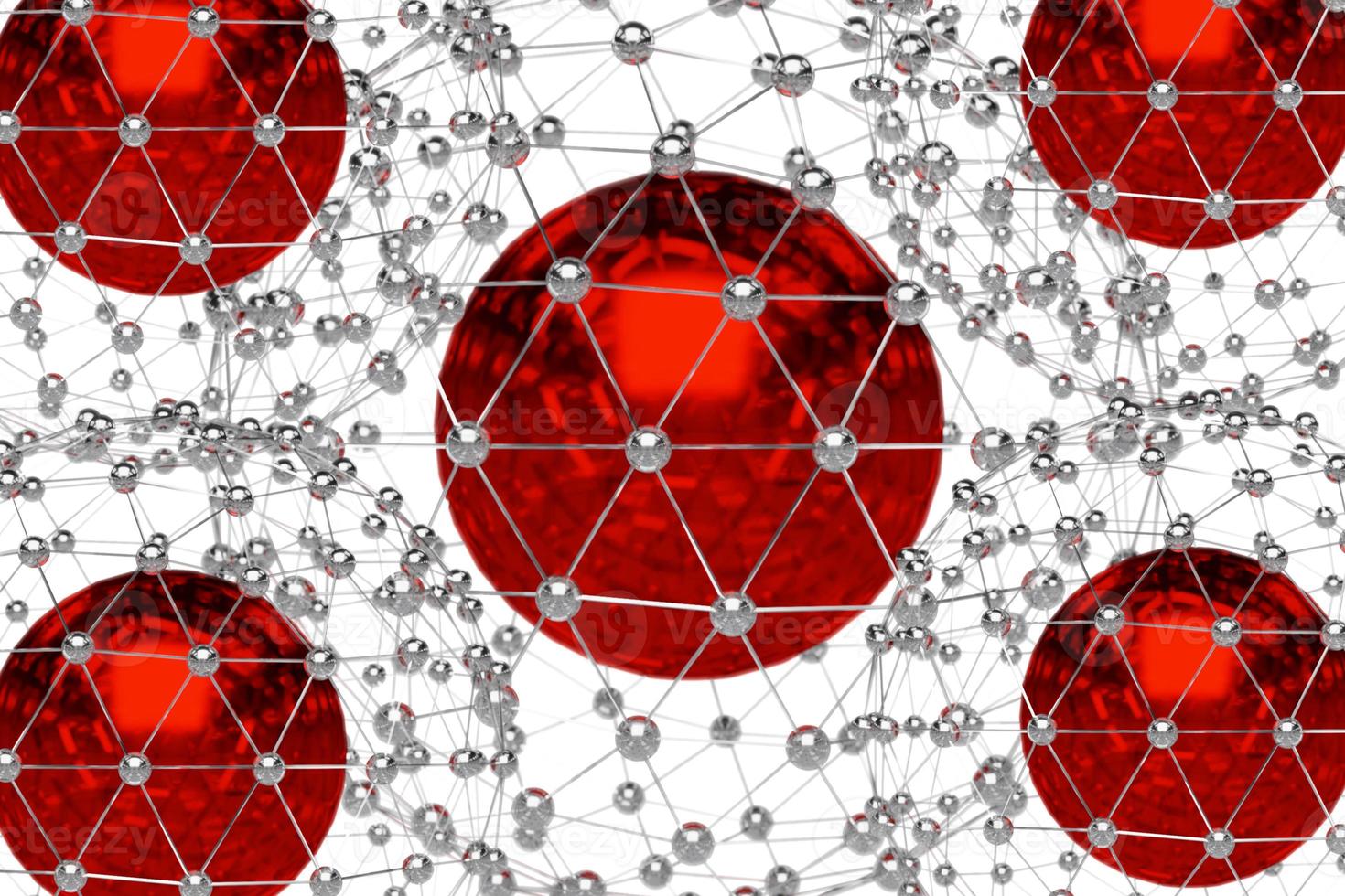 representación 3d abstracta de esfera de metal poli baja con estructura caótica. fondo de ciencia ficción con estructura alámbrica y globo en el espacio vacío. forma futurista. foto