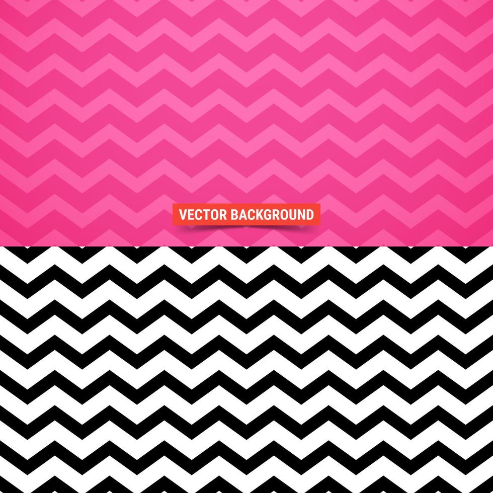 Simple background. Zigzag pattern over pink background. Vector illustration