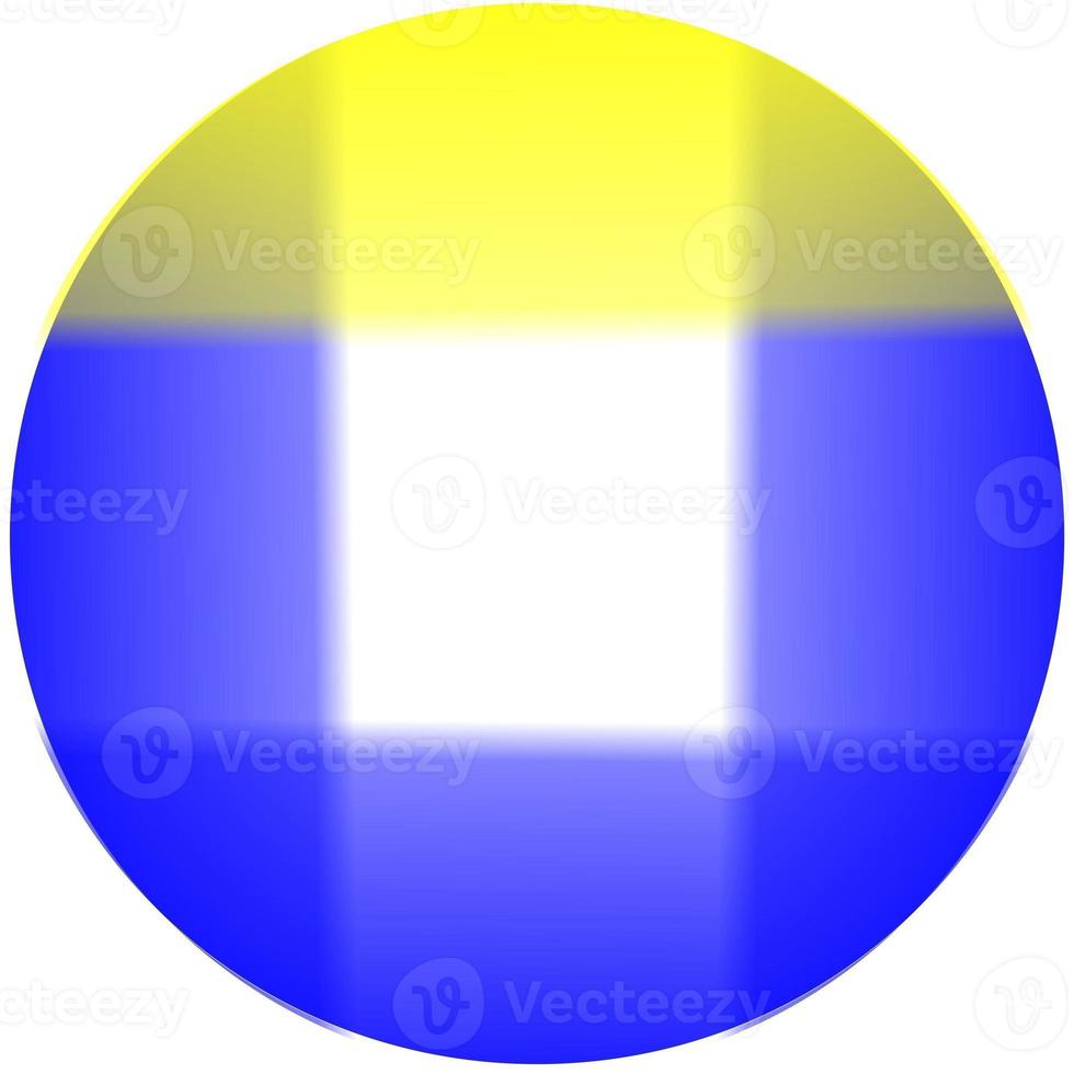 CIRCLE IMAGE WITH COLORFUL, BLUE, YELLOW COLORS photo