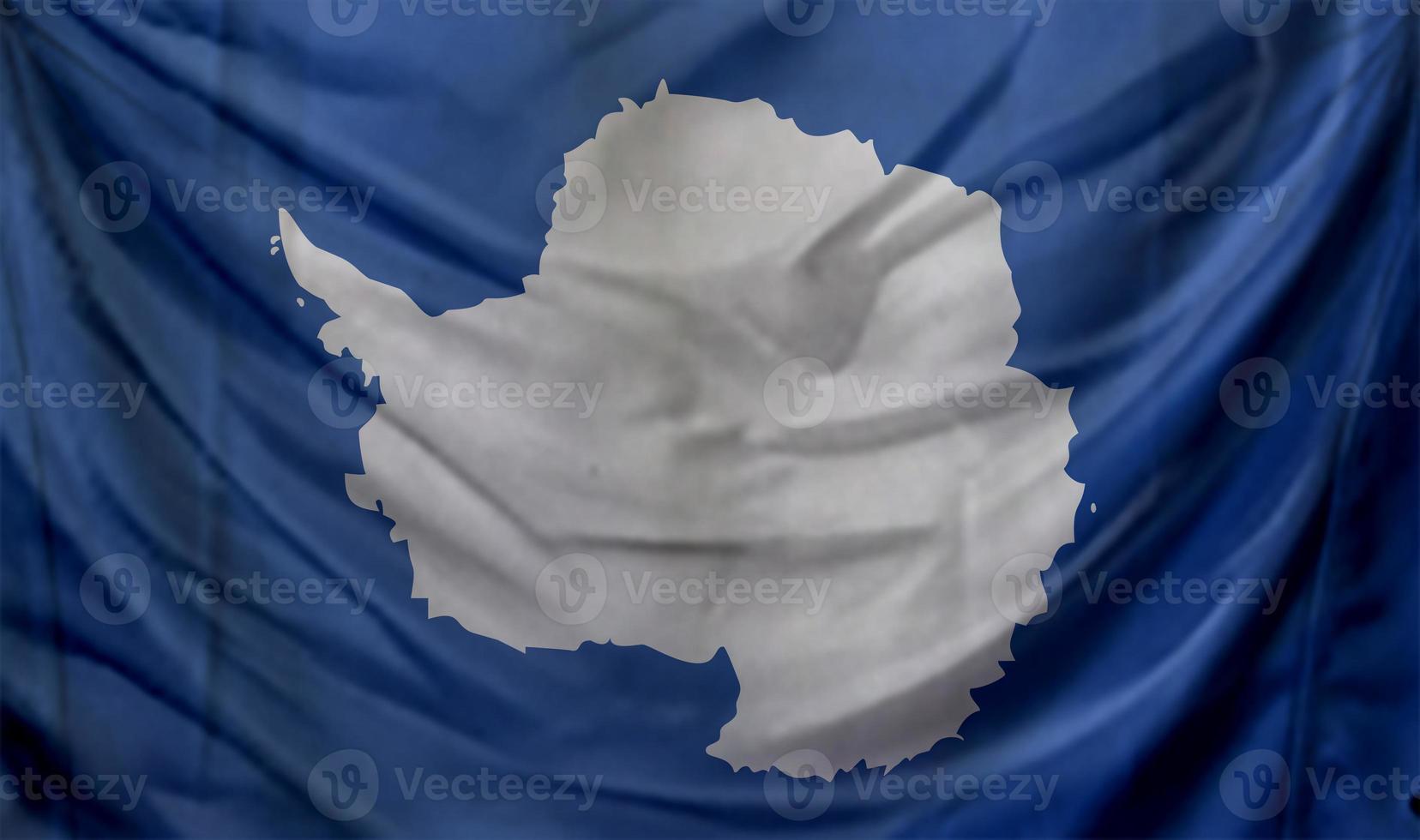 Antarctica flag waving. Background for patriotic and national design photo