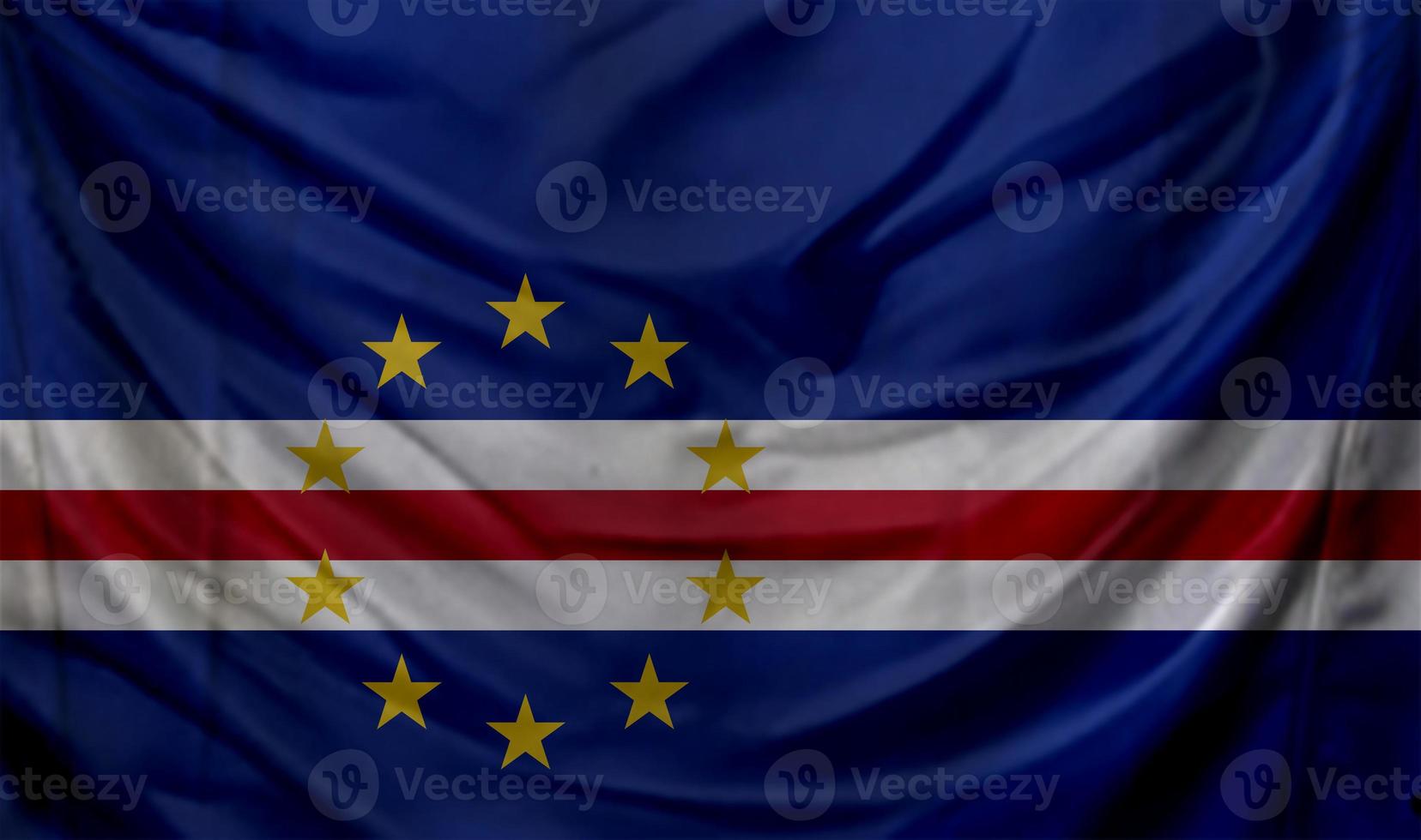 Cape Verde flag waving. Background for patriotic and national design photo