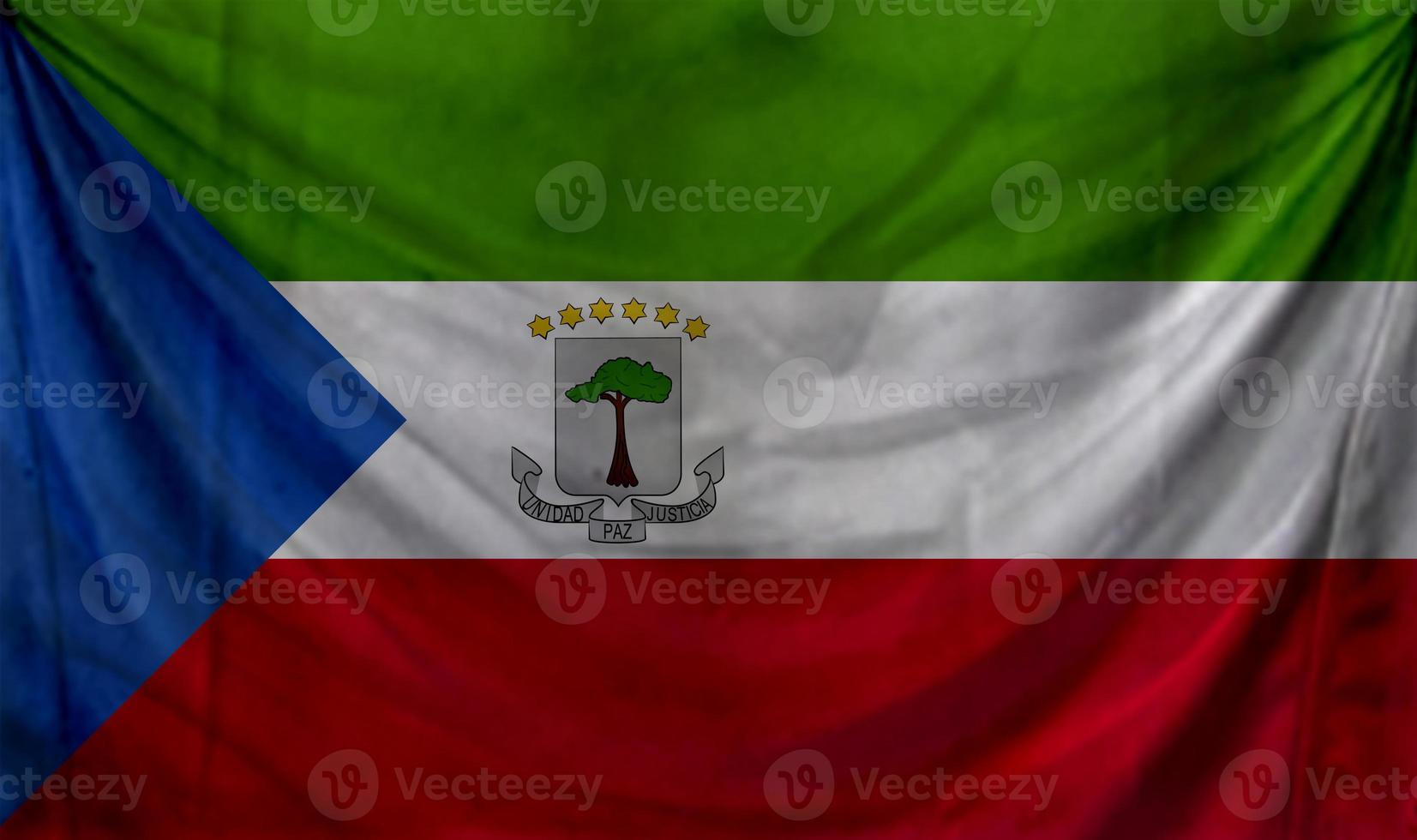 Equatorial Guinea flag waving. Background for patriotic and national design photo