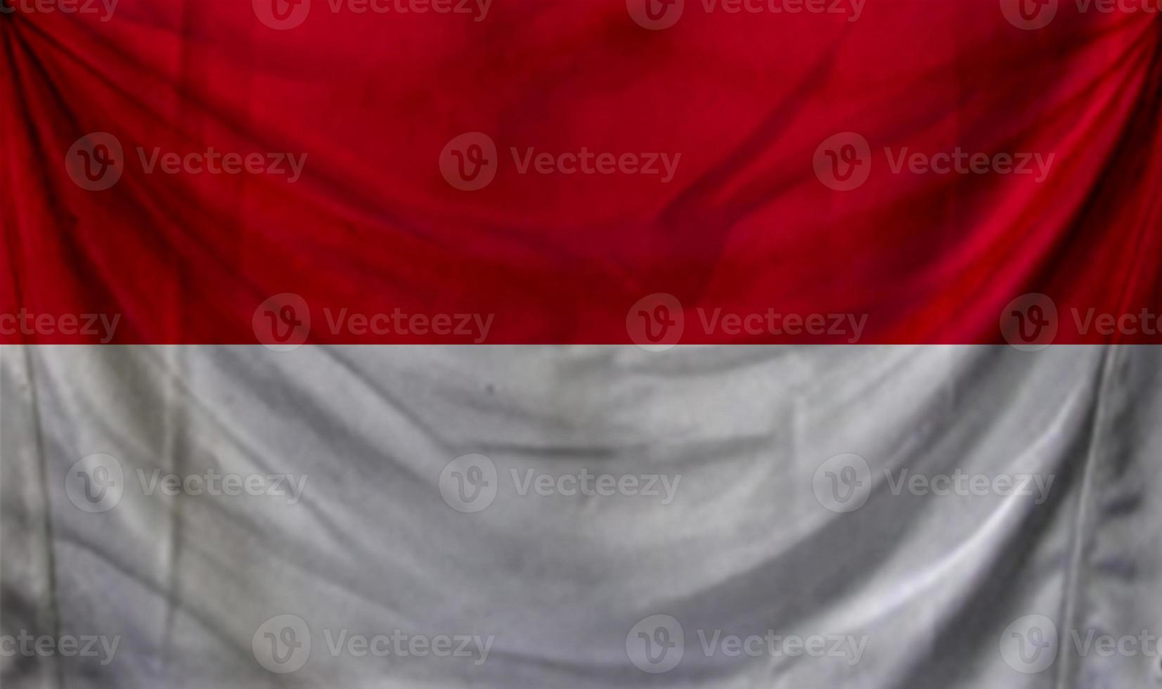 Monaco flag wave design photo