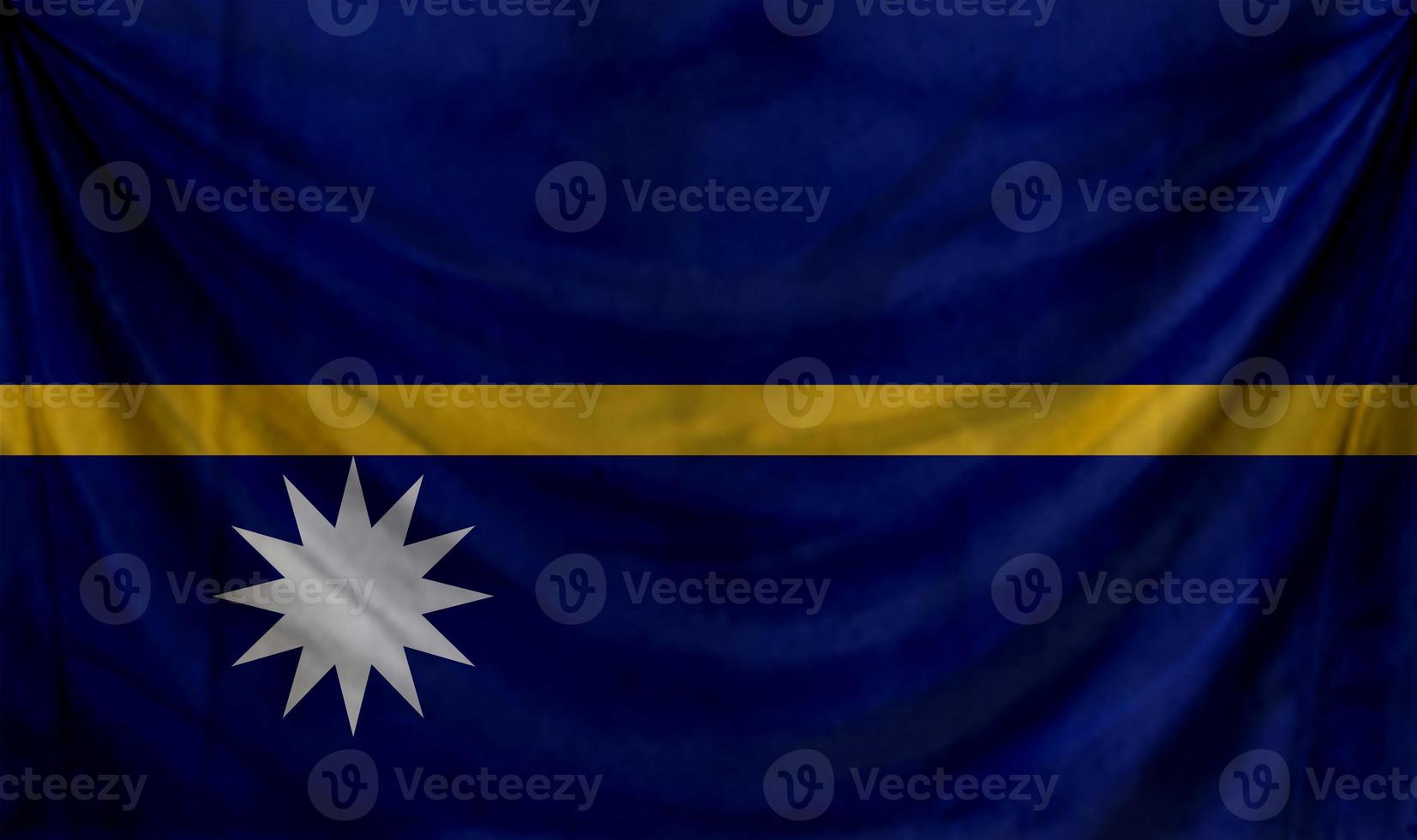 Nauru flag wave design photo