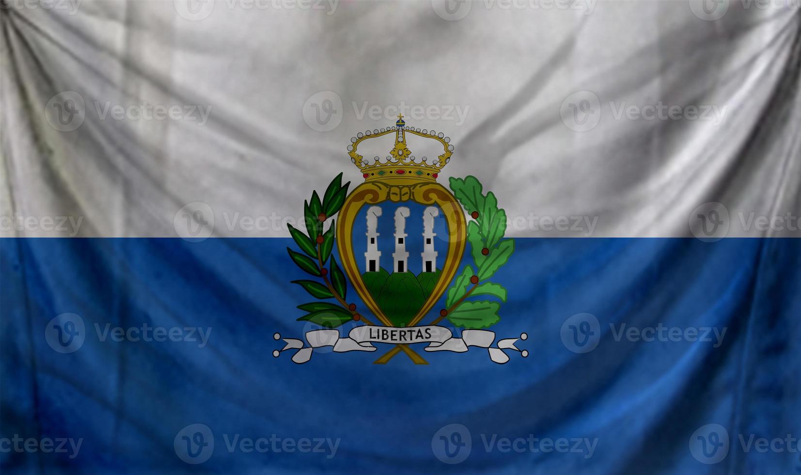 diseño de onda de bandera de san marino foto