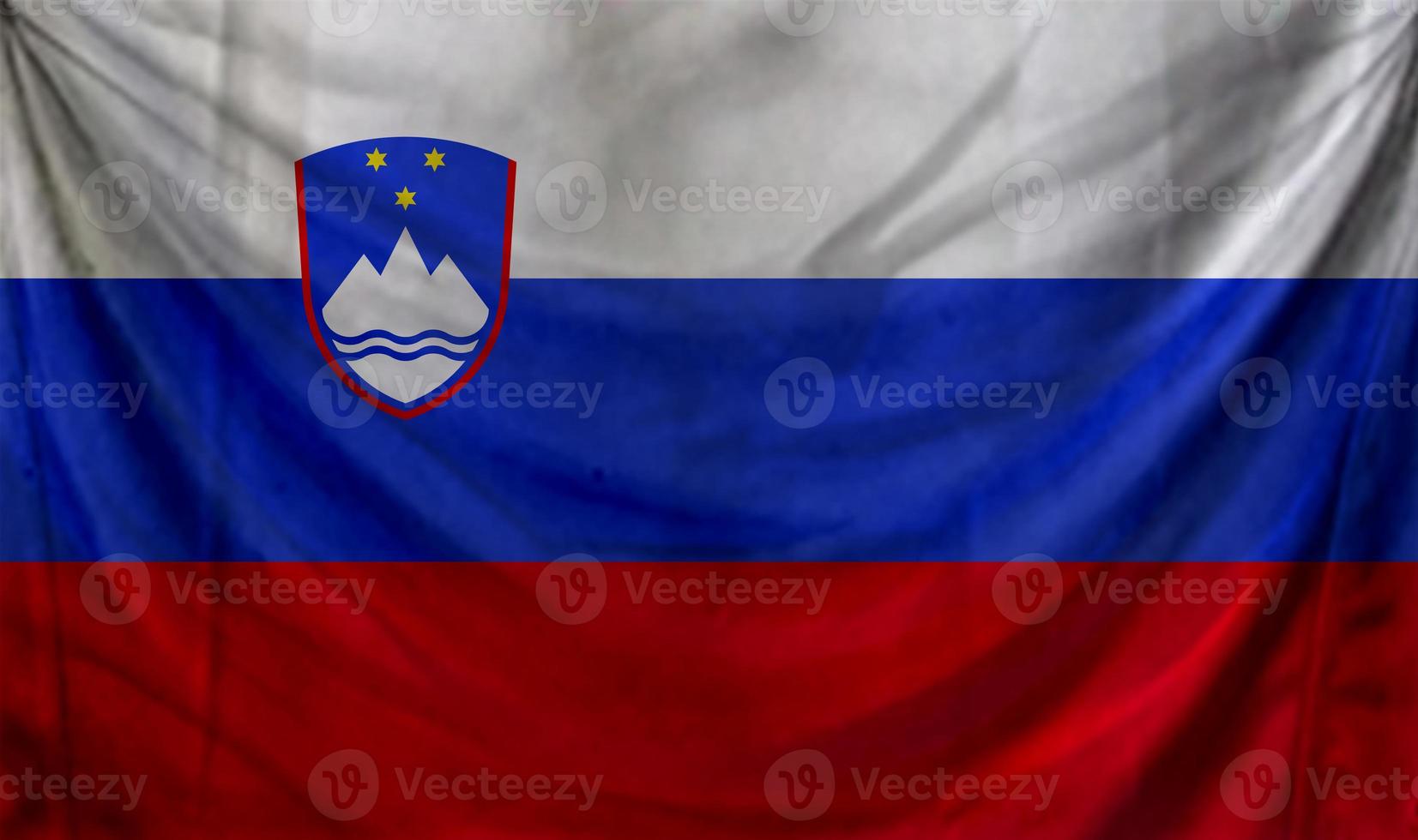 Slovenia flag wave design photo