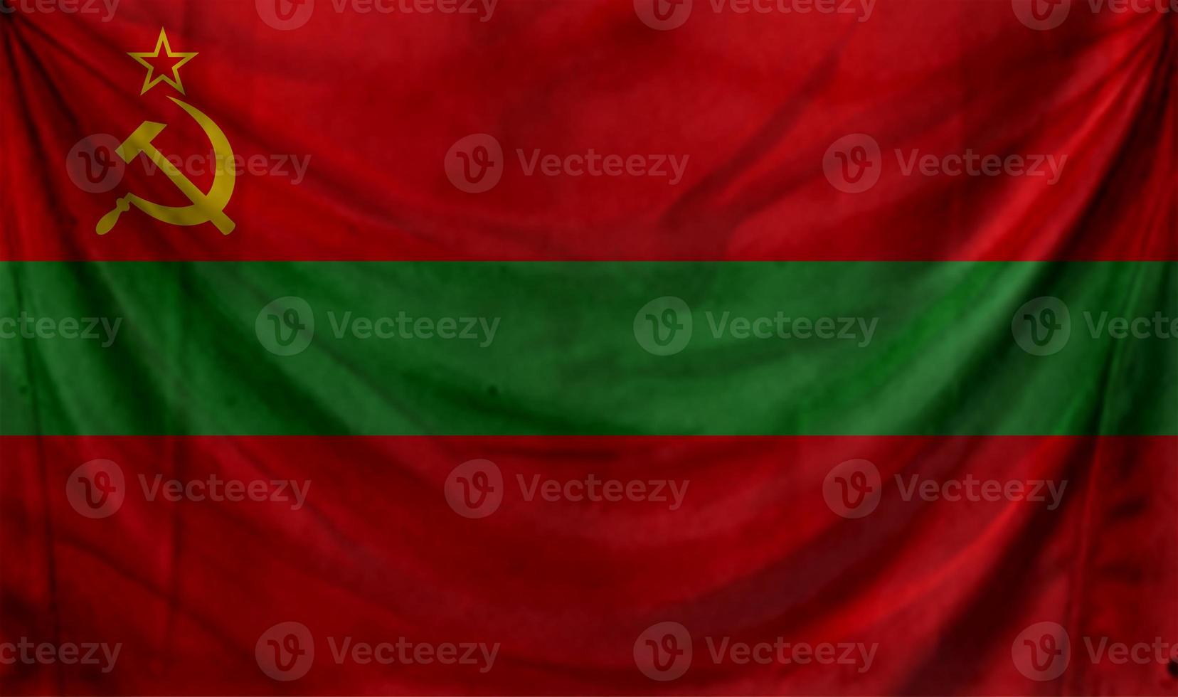 diseño de onda de bandera de transnistria foto