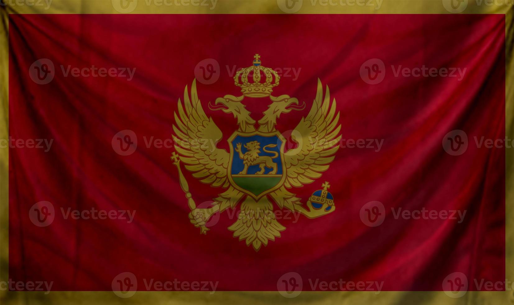 Montenegro flag wave design photo