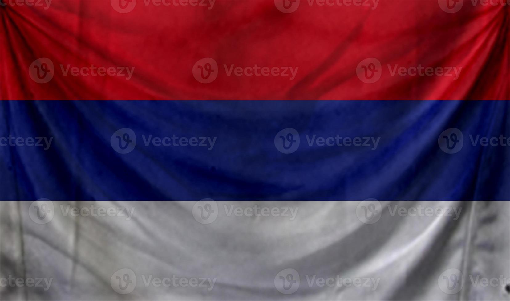 diseño de onda de la bandera de la república srpska foto