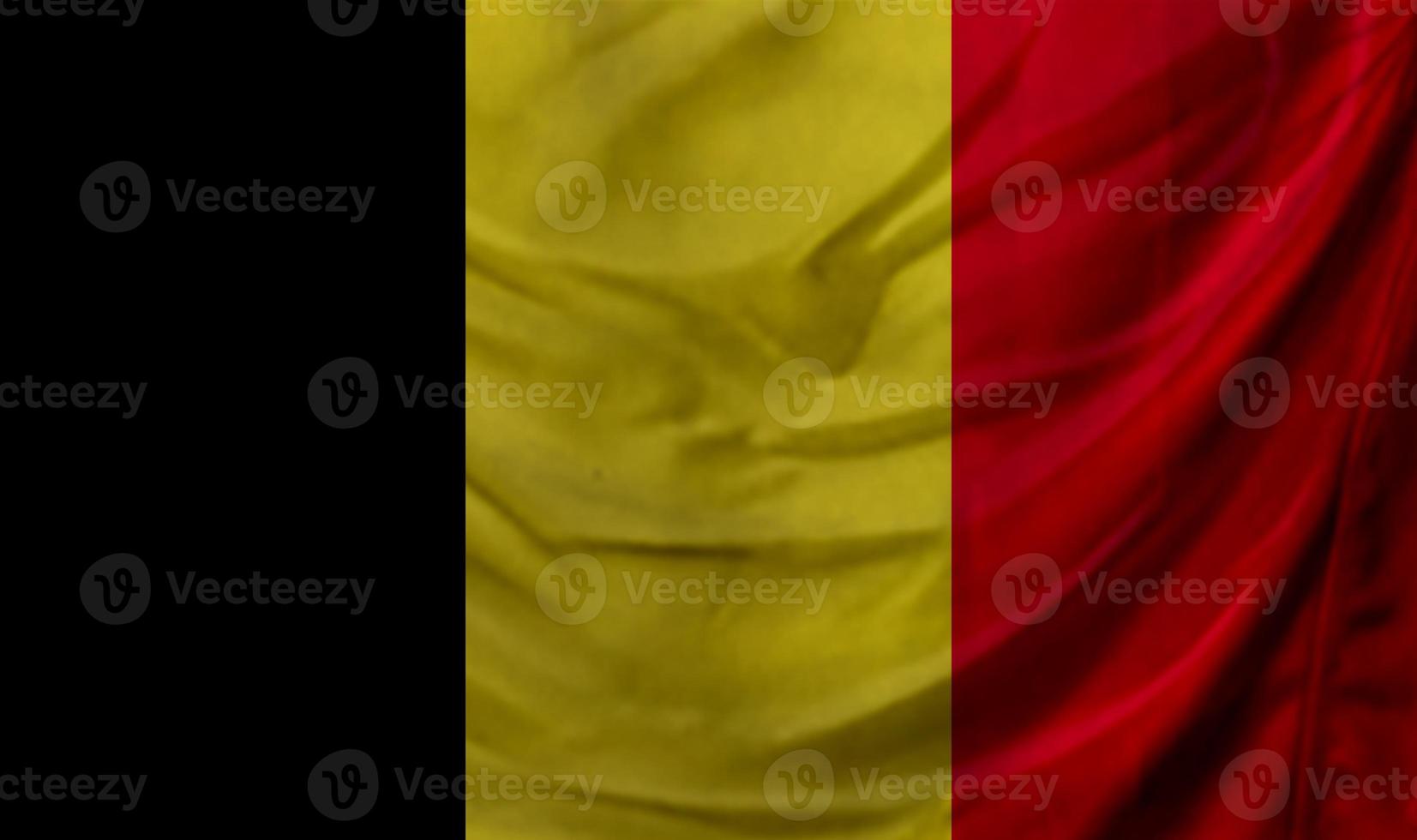 Belgium flag waving. Background for patriotic and national design photo