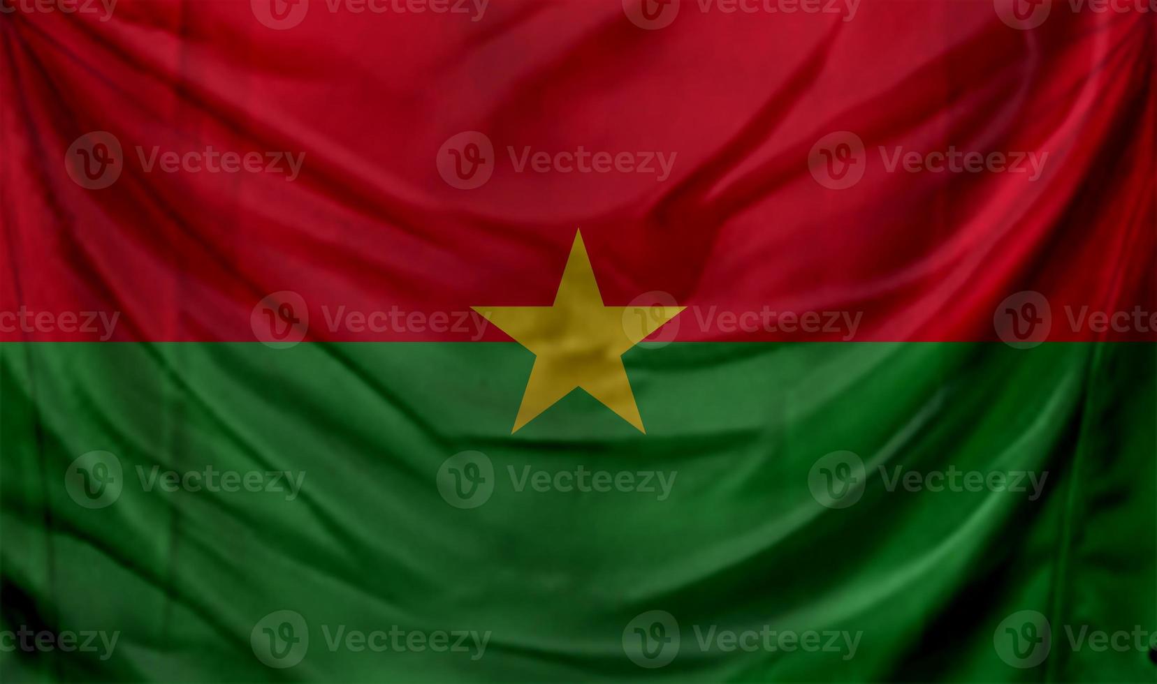 Burkina Faso flag waving. Background for patriotic and national design photo
