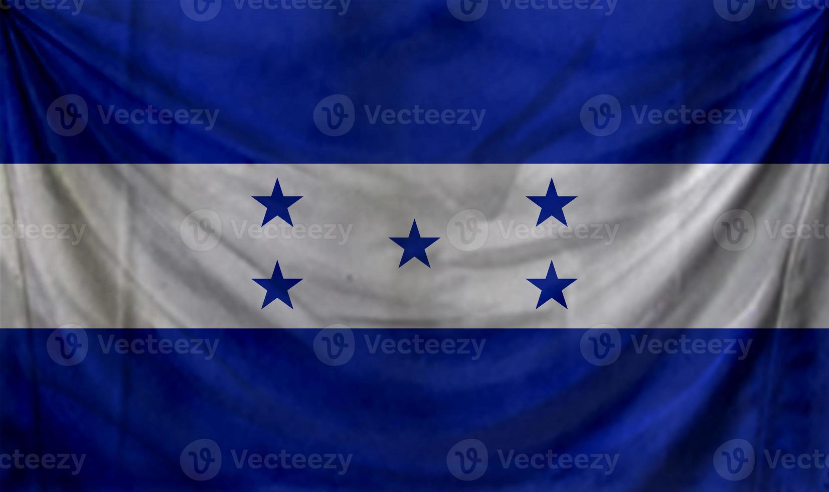 diseño de onda de bandera de honduras foto