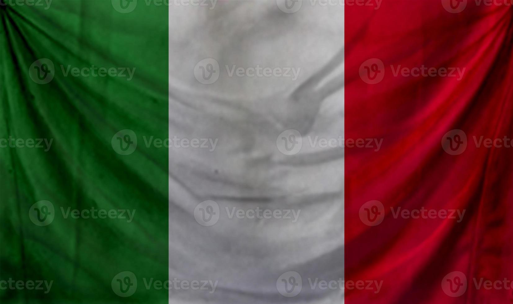 Italy flag wave design photo