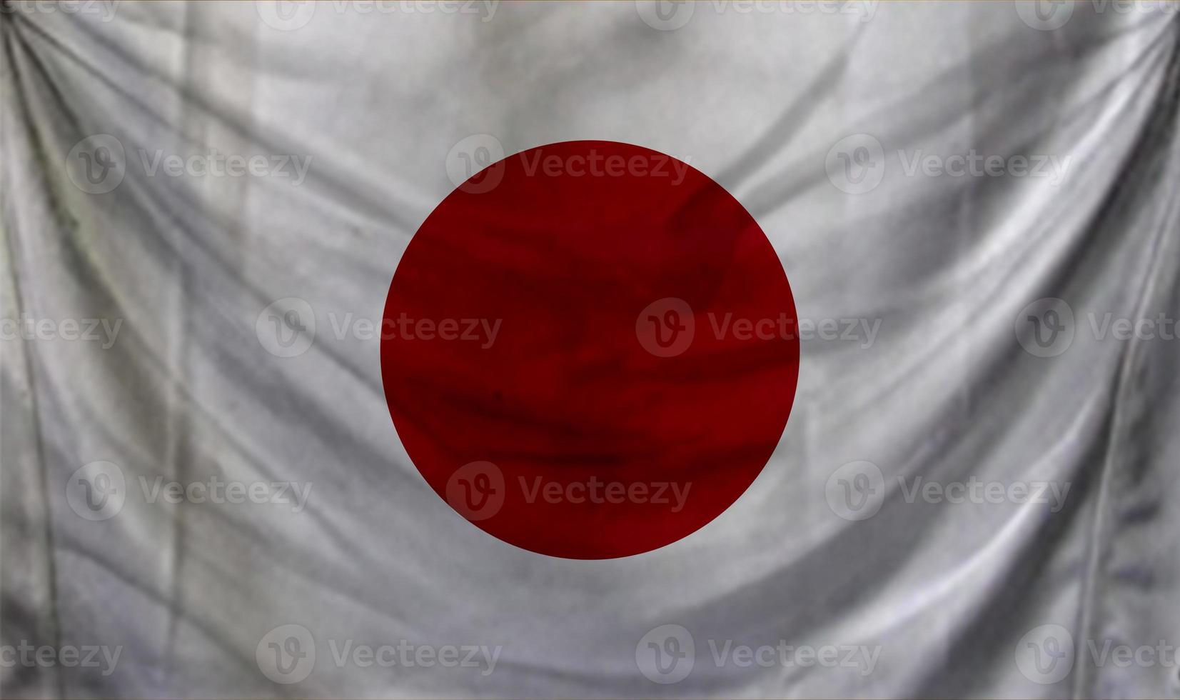 Japan flag wave design photo