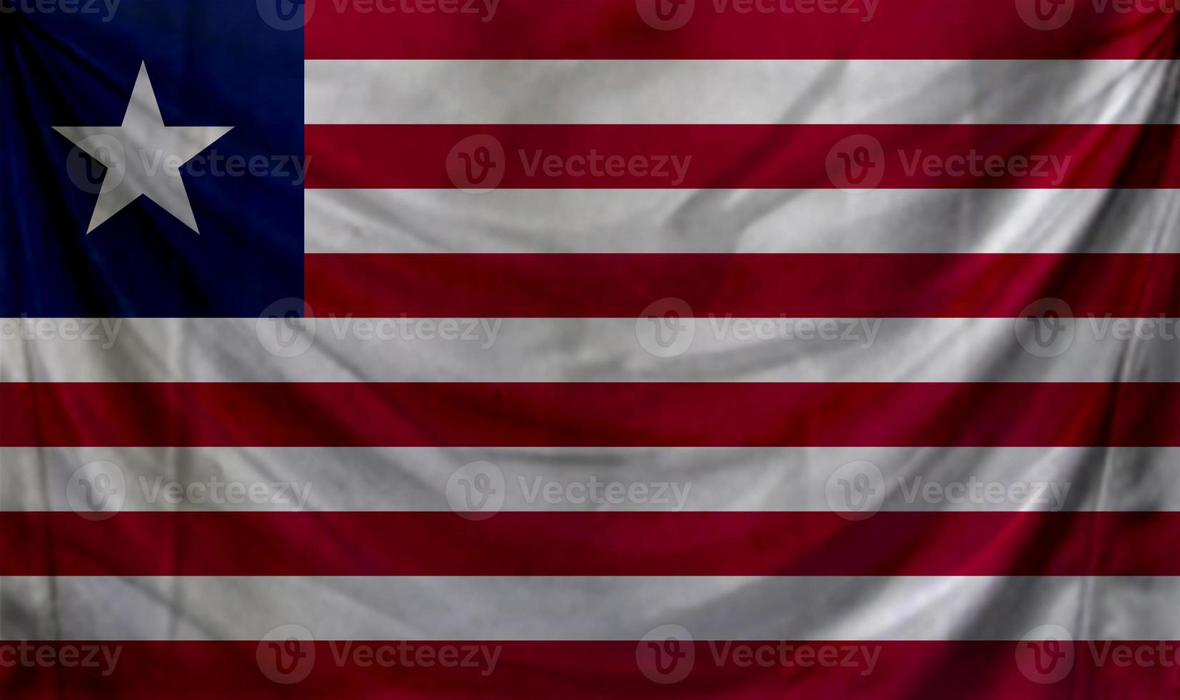 diseño de onda de bandera de liberia foto