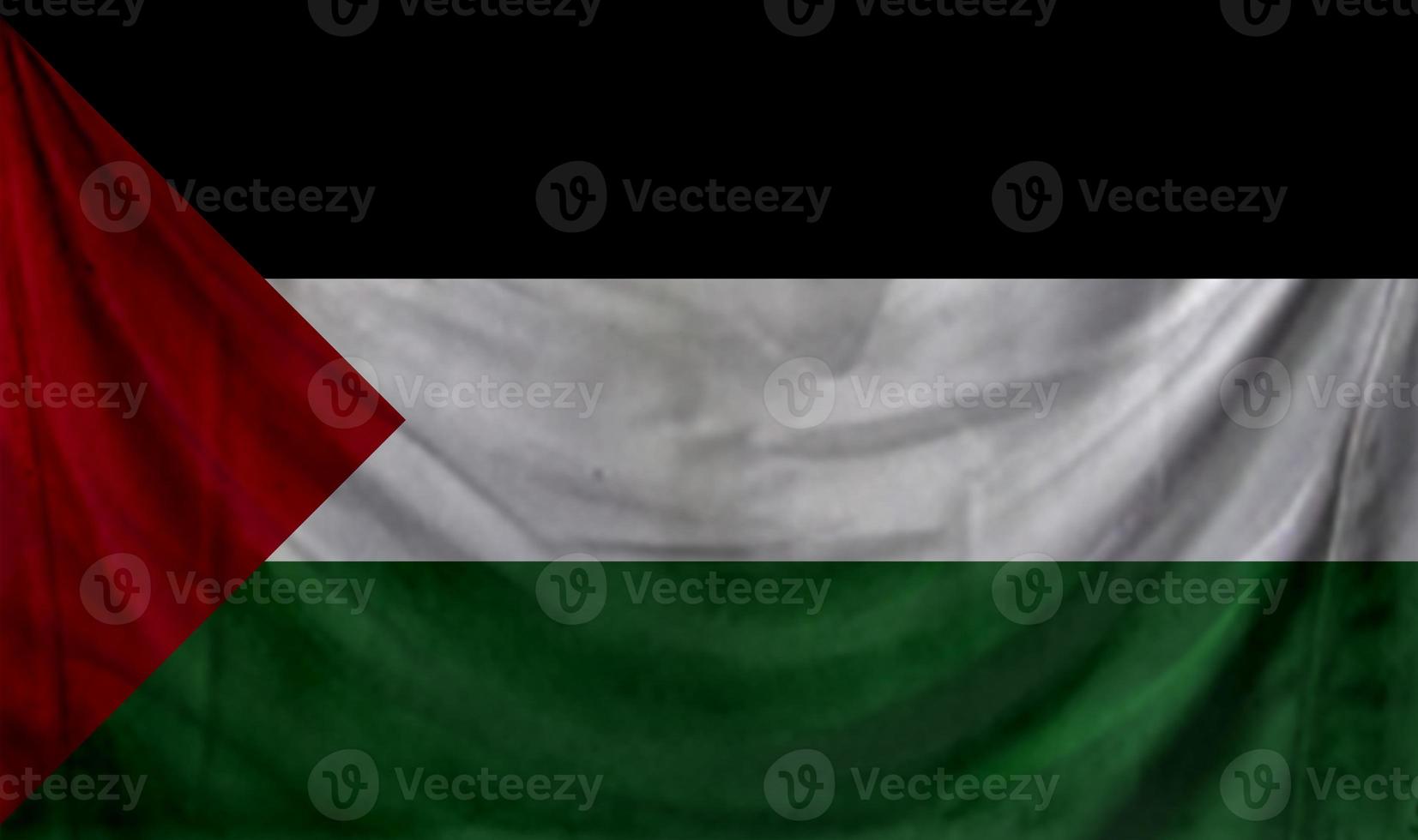 Palestine flag wave design photo