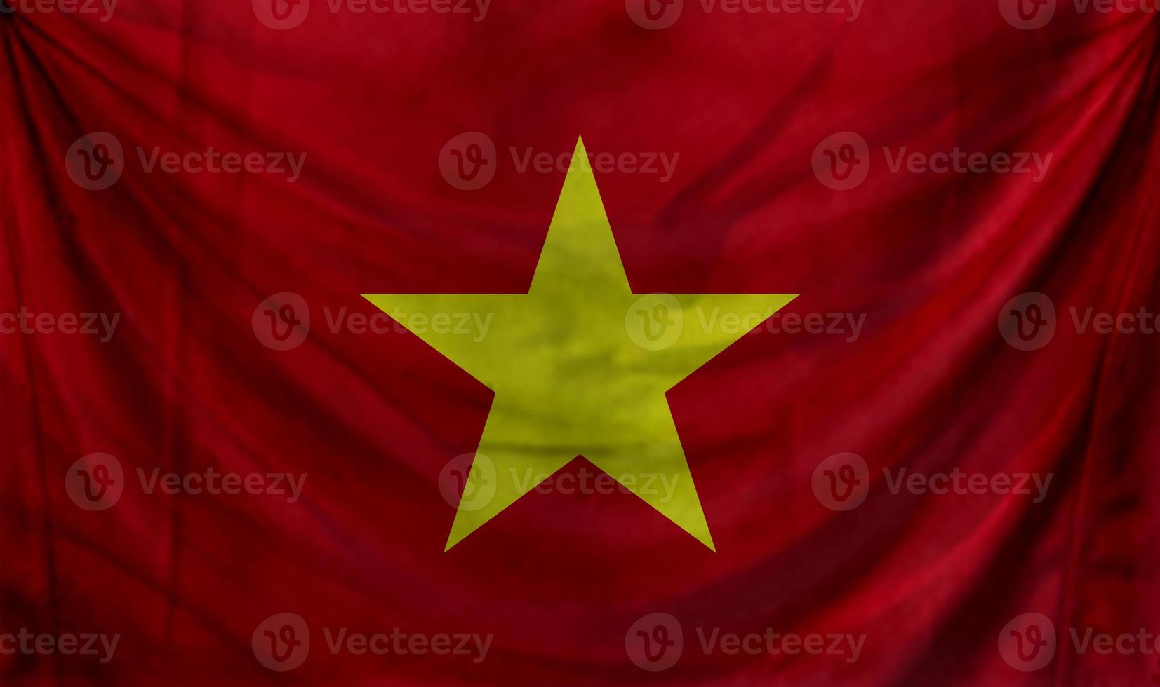 Vietnam flag wave design photo