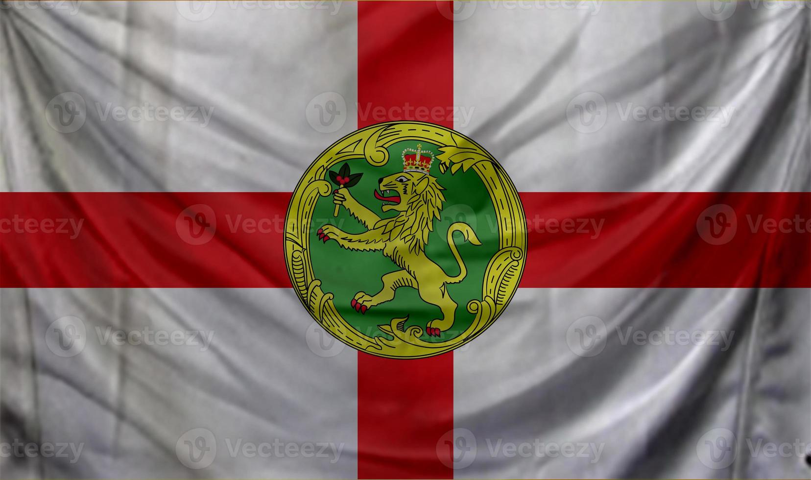 Alderney flag waving. Background for patriotic and national design photo