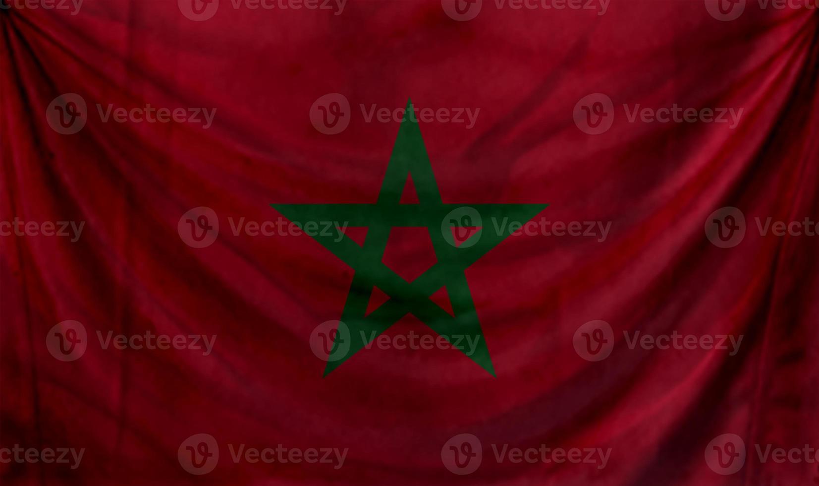 Morocco flag wave design photo