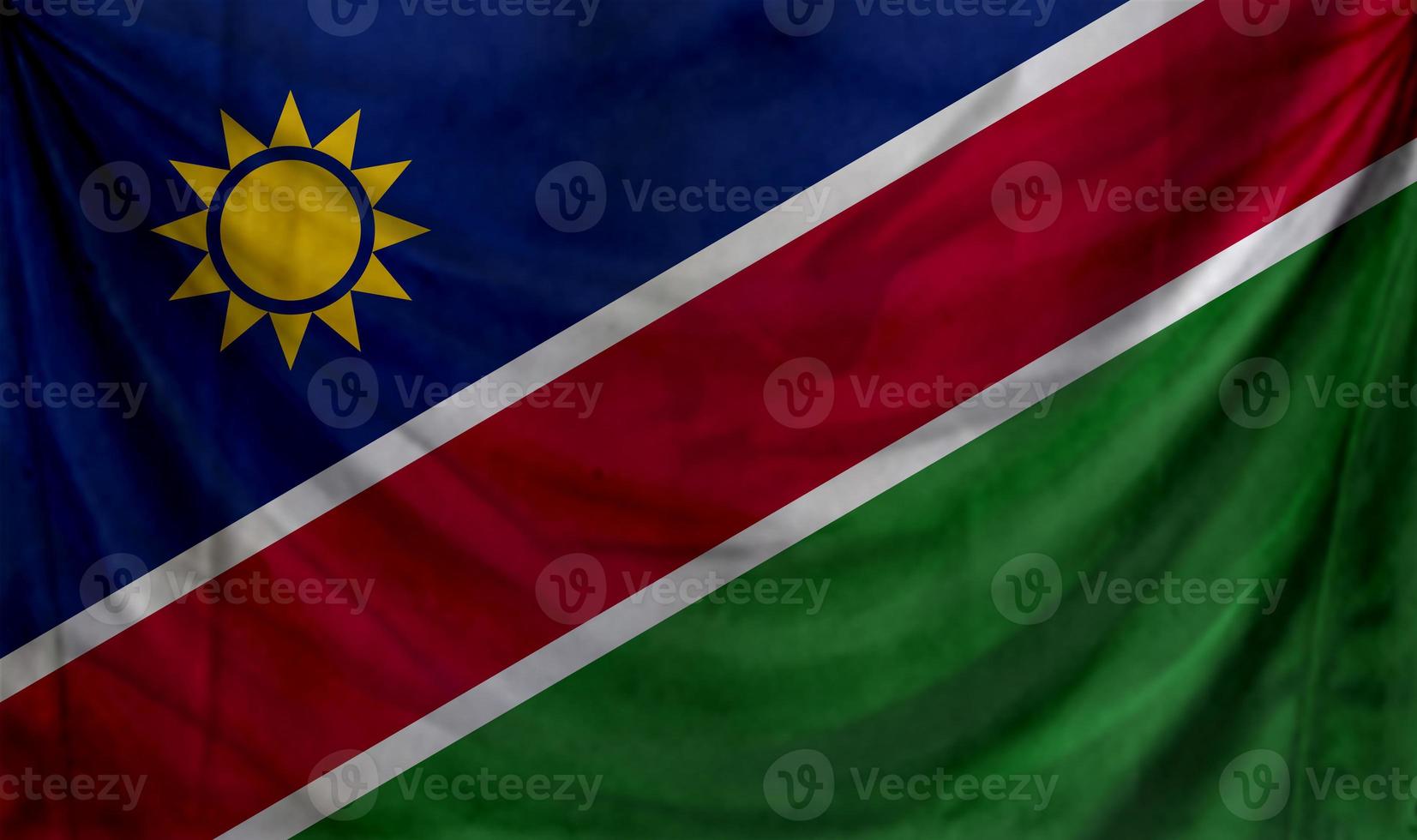 Namibia flag wave design photo
