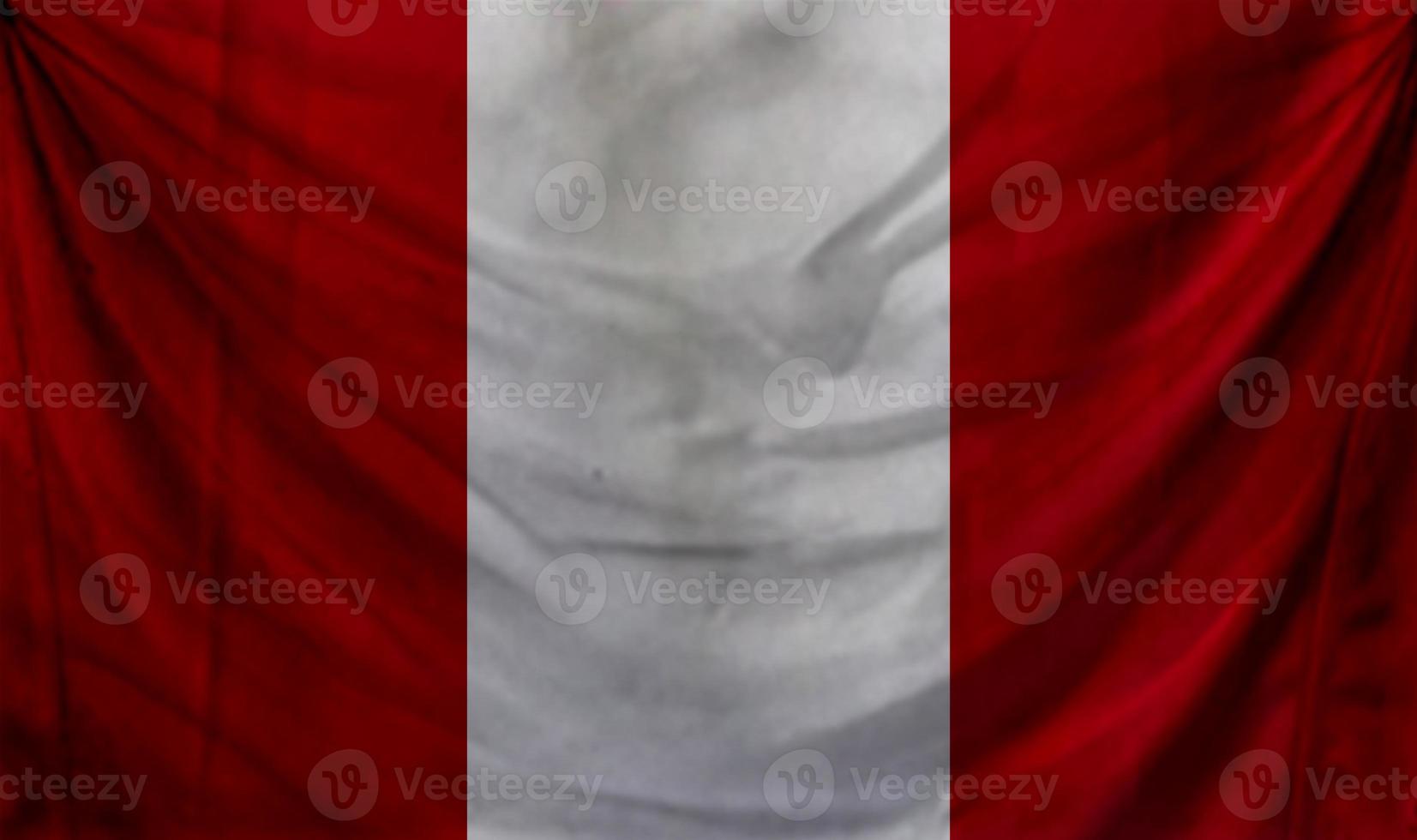 Peru flag wave design photo