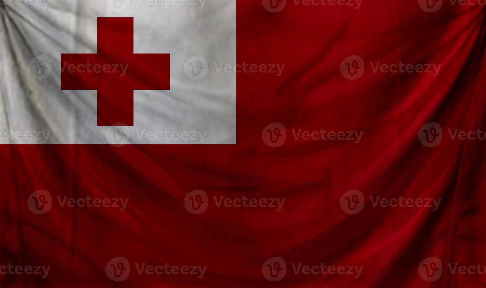 Tonga flag wave design photo