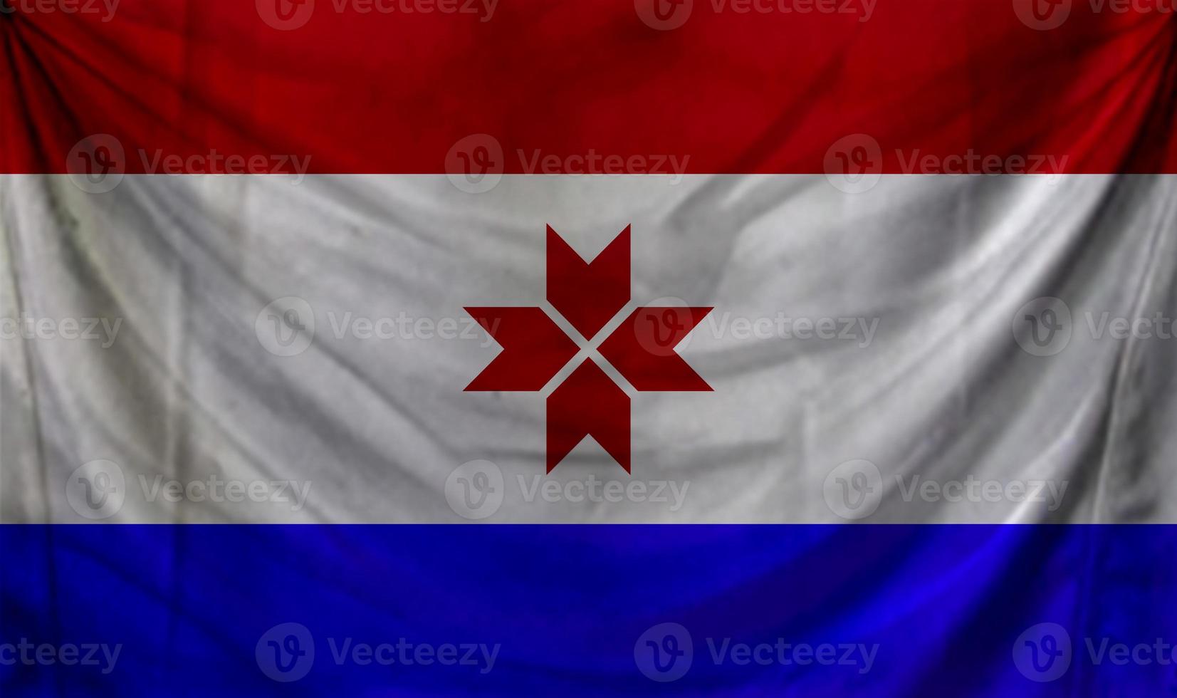 mordovia flag wave design photo