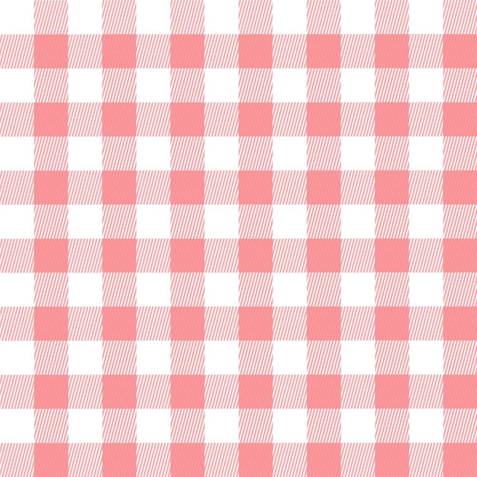 Pink and white seamless pattern, Checkered texture. Vector illustration.