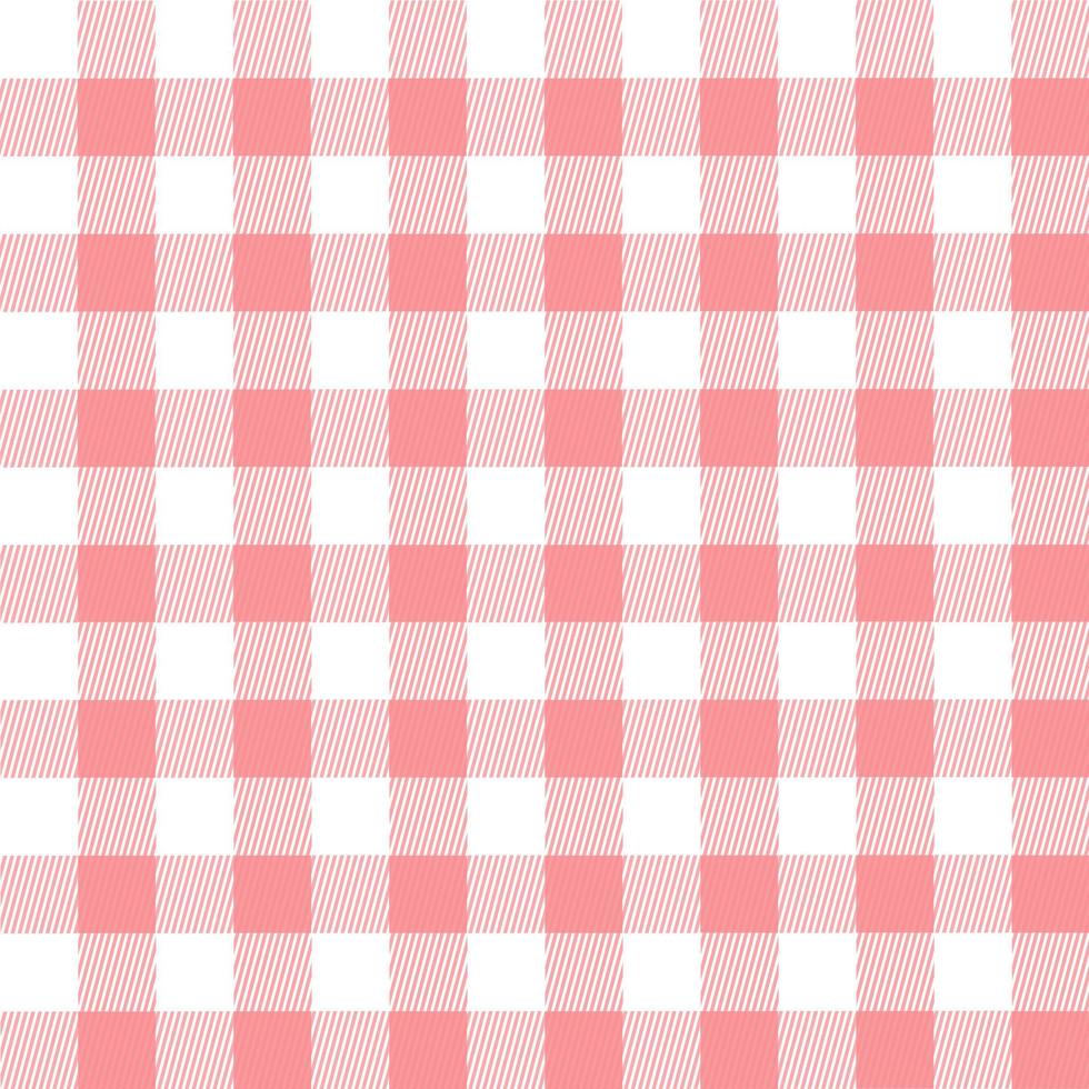 Pink and white seamless pattern, Checkered texture. Vector illustration.